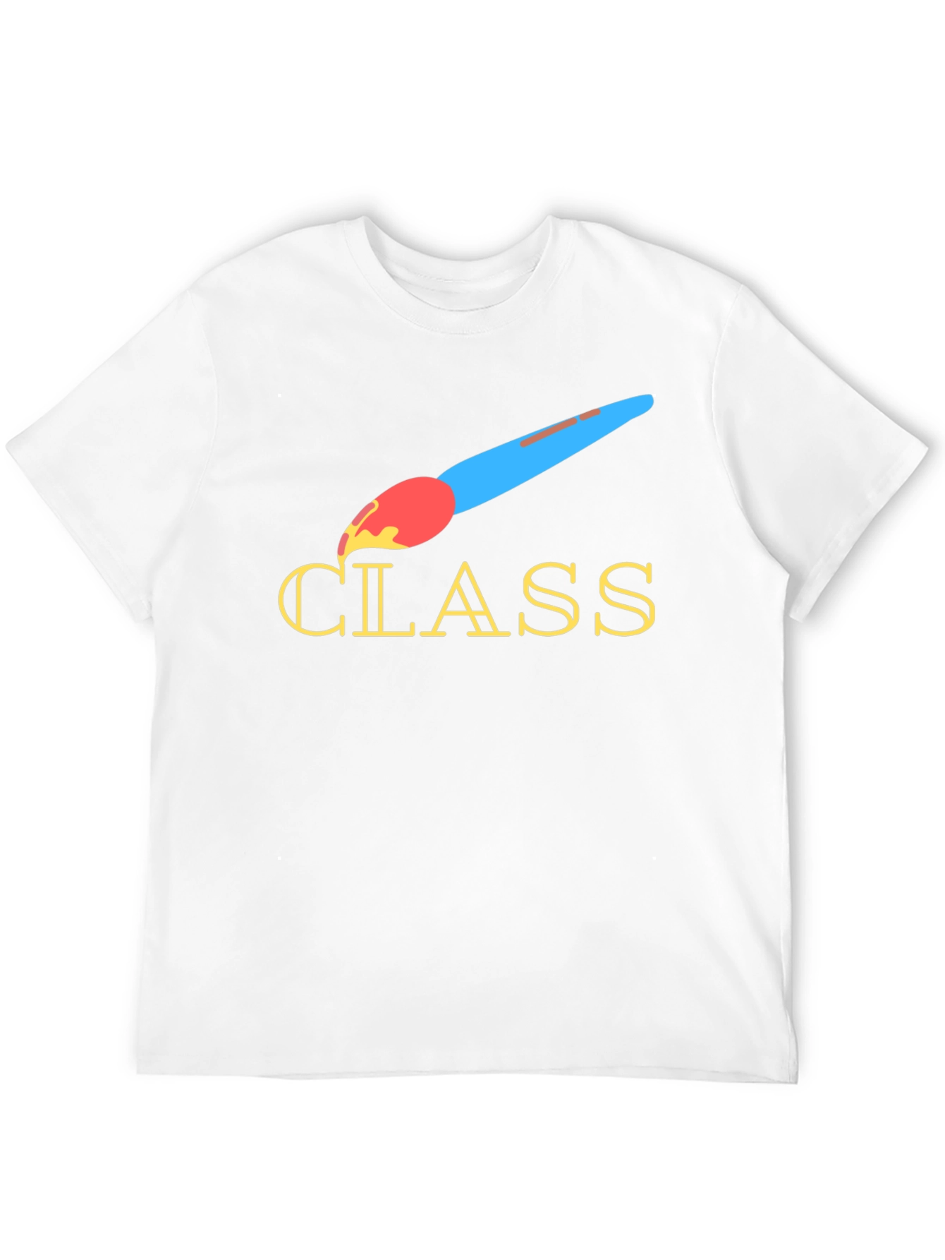 Creative Class T-Shirt - Artistic Brush Design