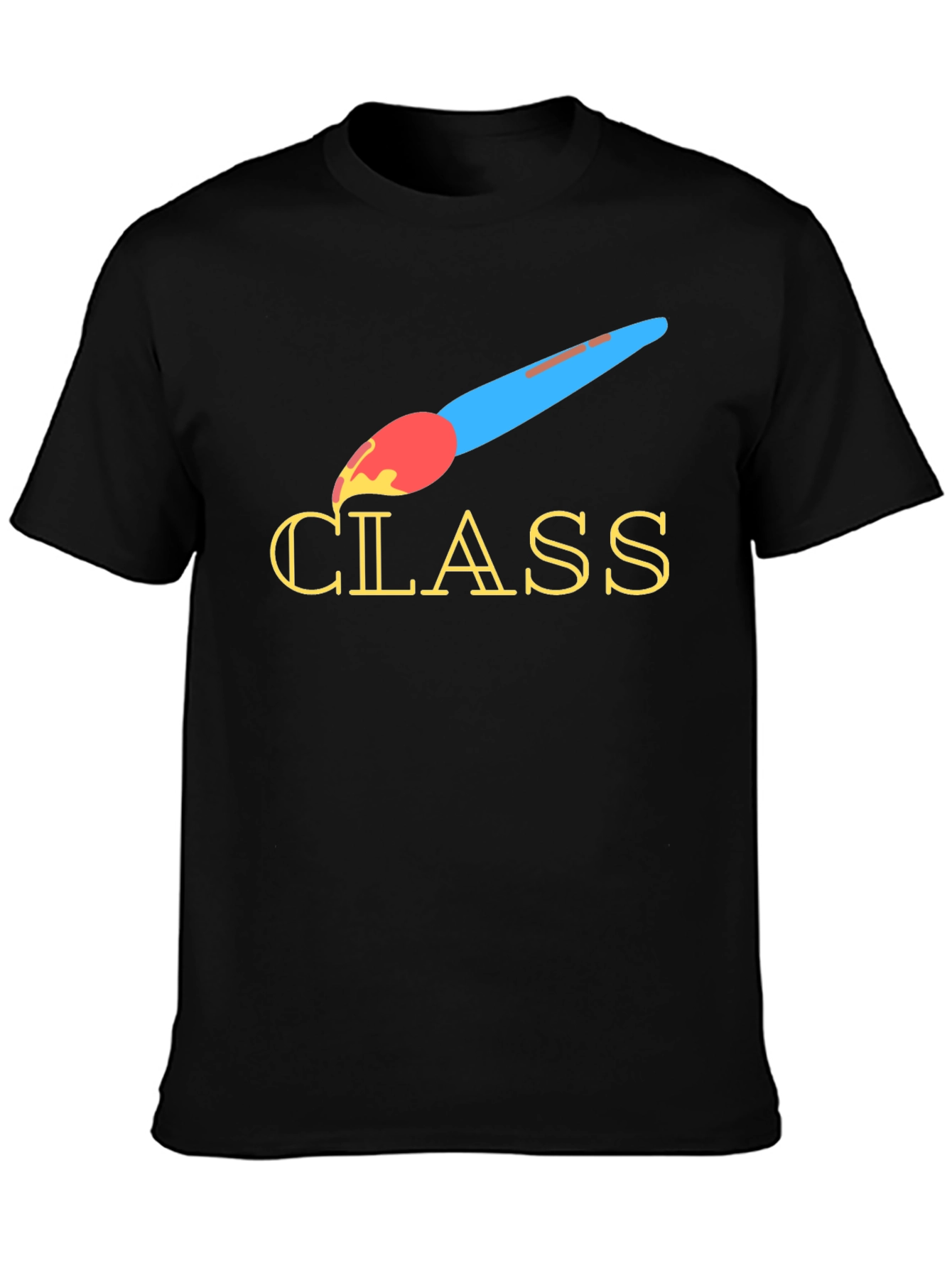 Creative Class T-Shirt - Artistic Brush Design