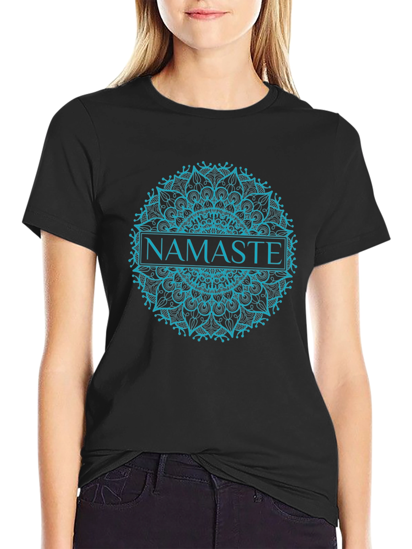 Namaste Mandala T-Shirt - Stylish and Comfortable