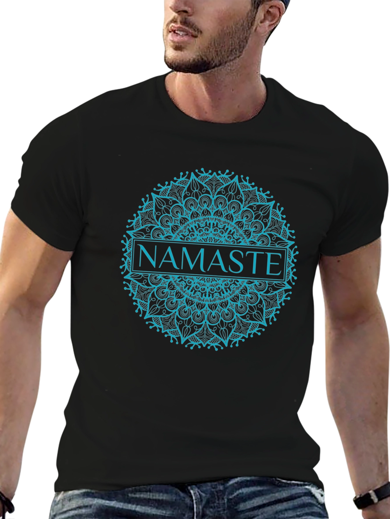 Namaste Mandala T-Shirt - Stylish and Comfortable