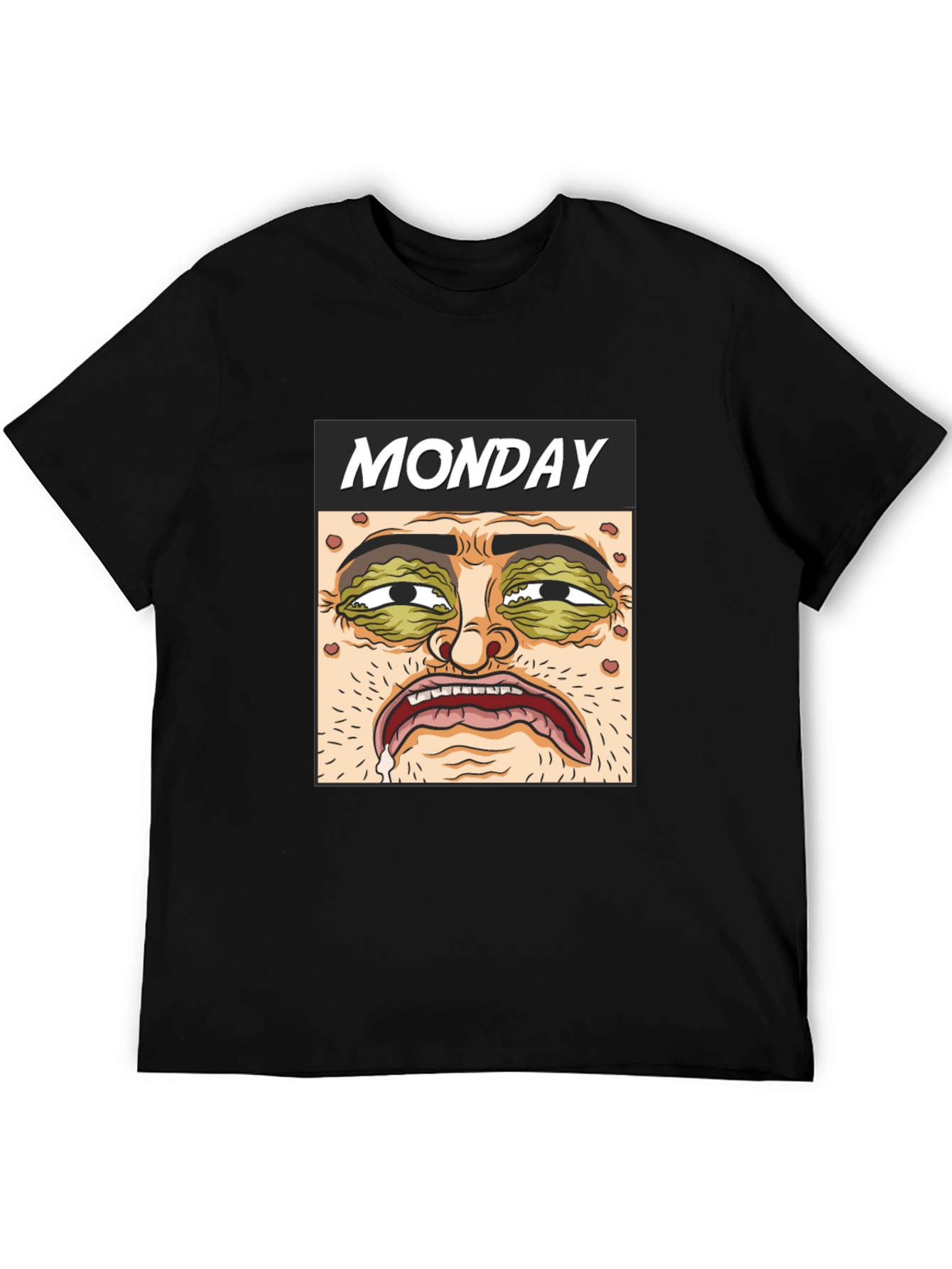 Monday Graphic T-Shirt - Black