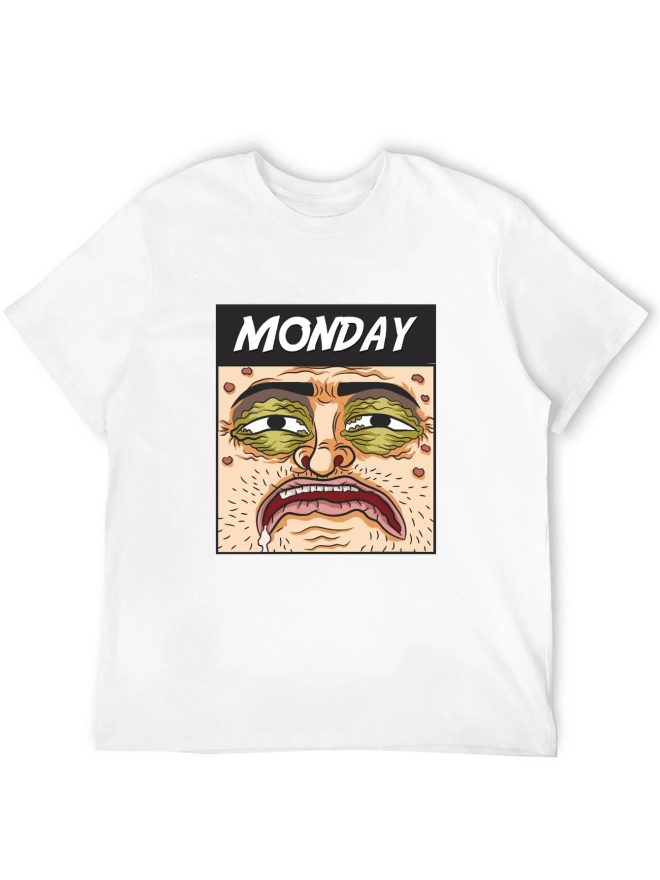Monday Graphic T-Shirt - Black