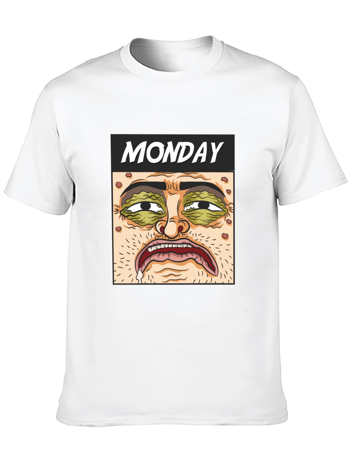 Monday Graphic T-Shirt - Black