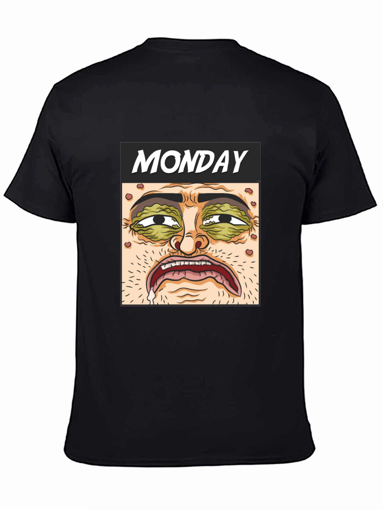 Monday Graphic T-Shirt - Black