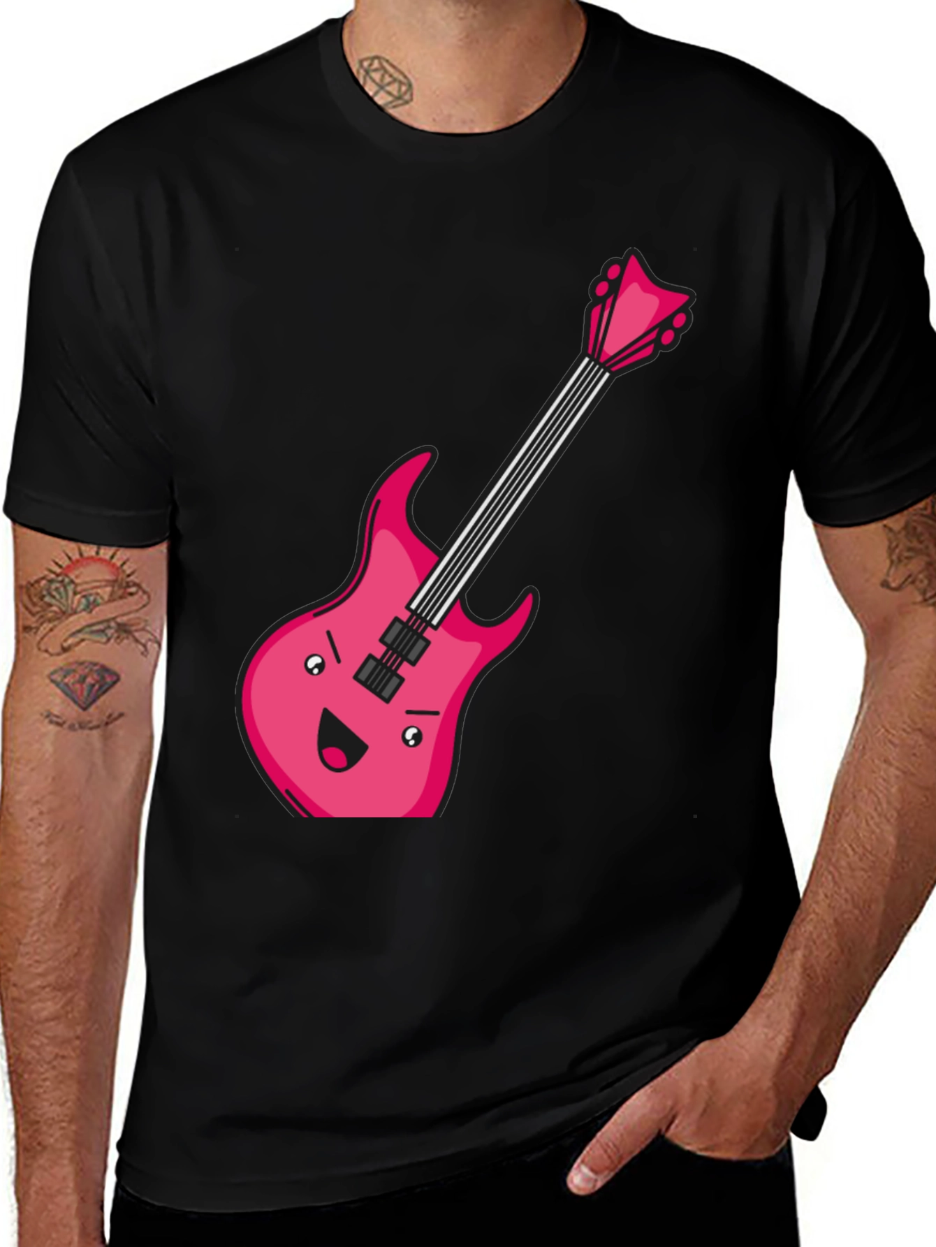 Funny Electric Guitar Graphic T-Shirt