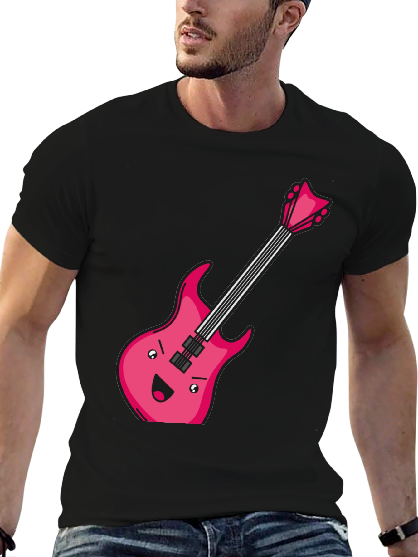 Funny Electric Guitar Graphic T-Shirt