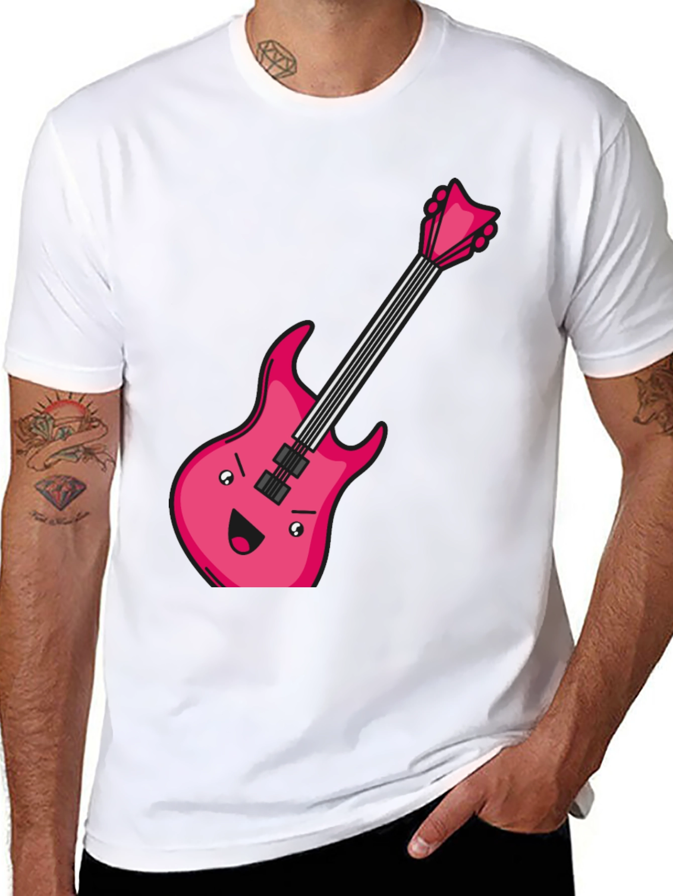 Funny Electric Guitar Graphic T-Shirt