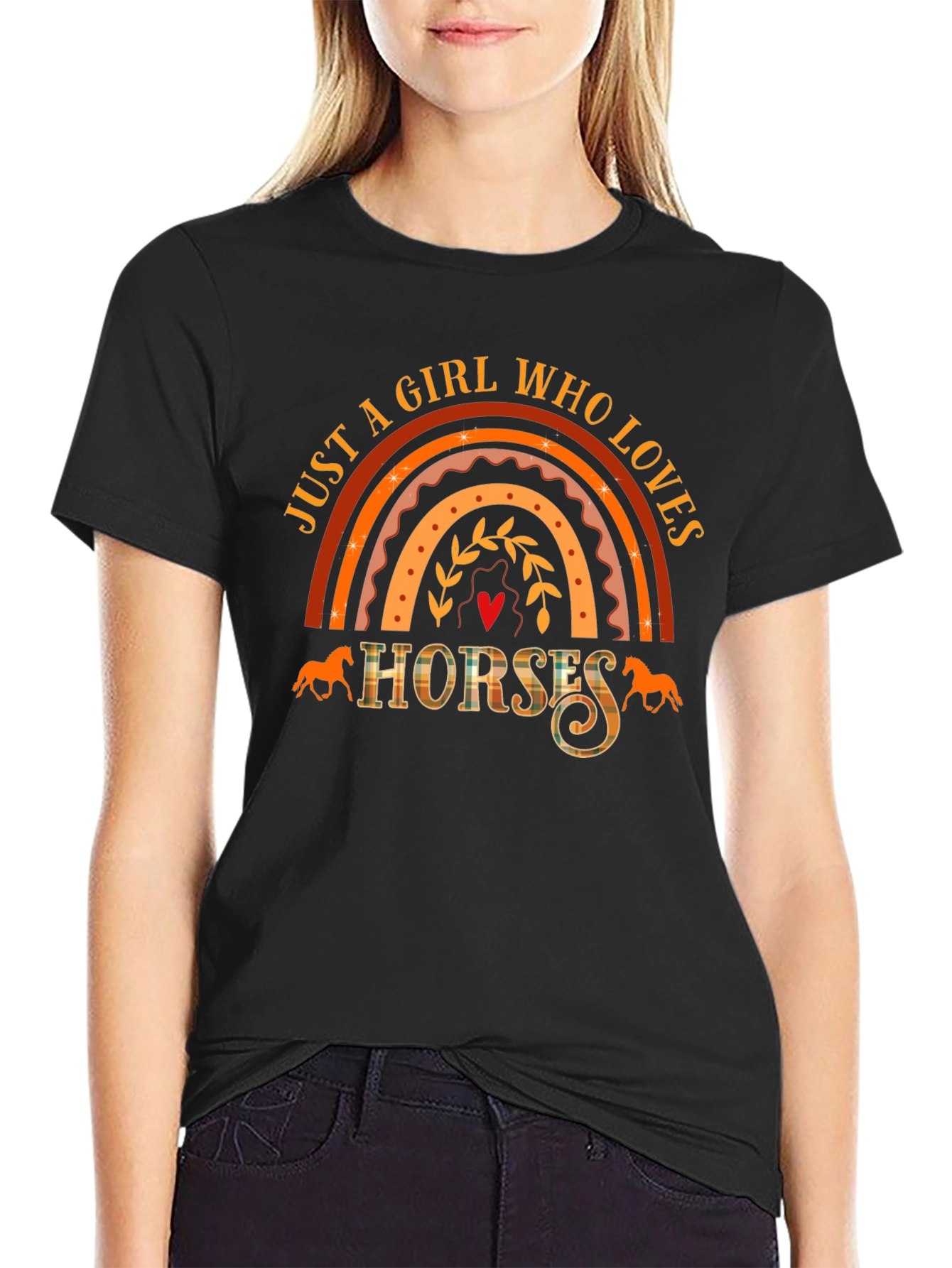 Girl Who Loves Horses Tee