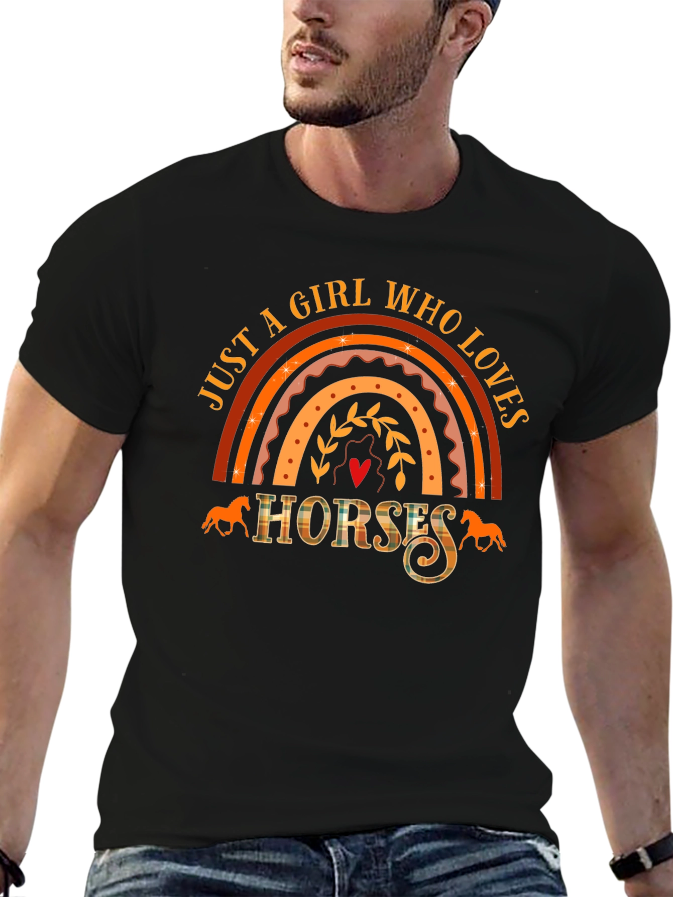 Girl Who Loves Horses Tee