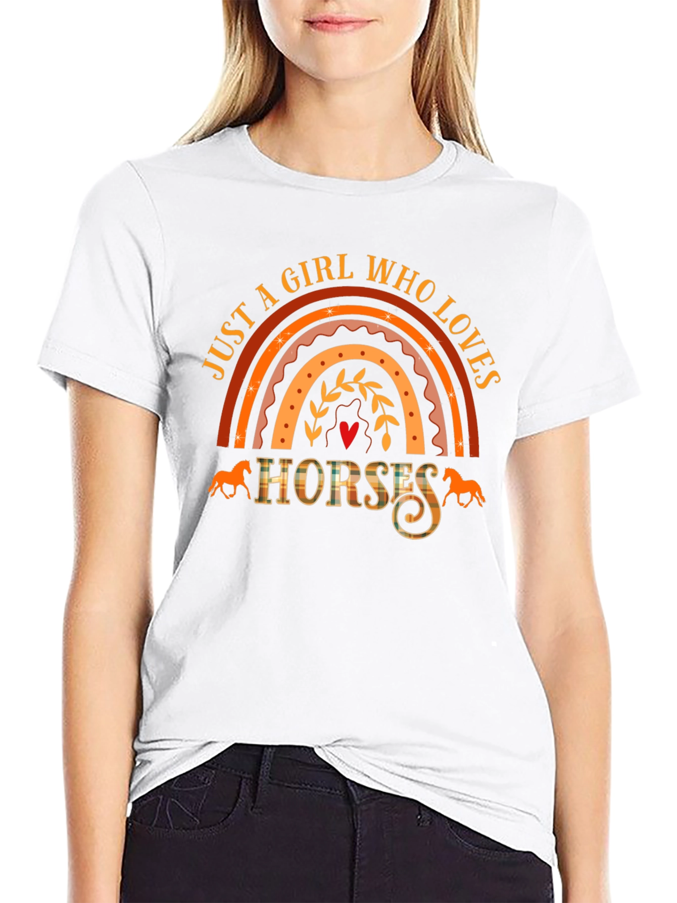 Girl Who Loves Horses Tee