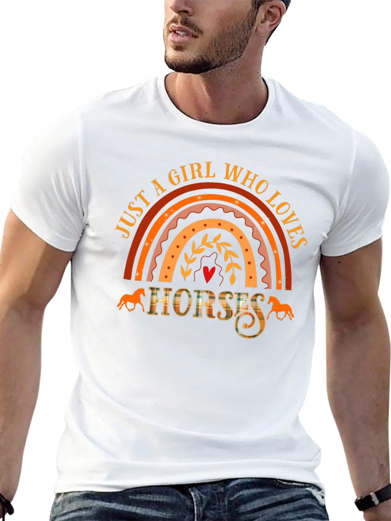 Girl Who Loves Horses Tee