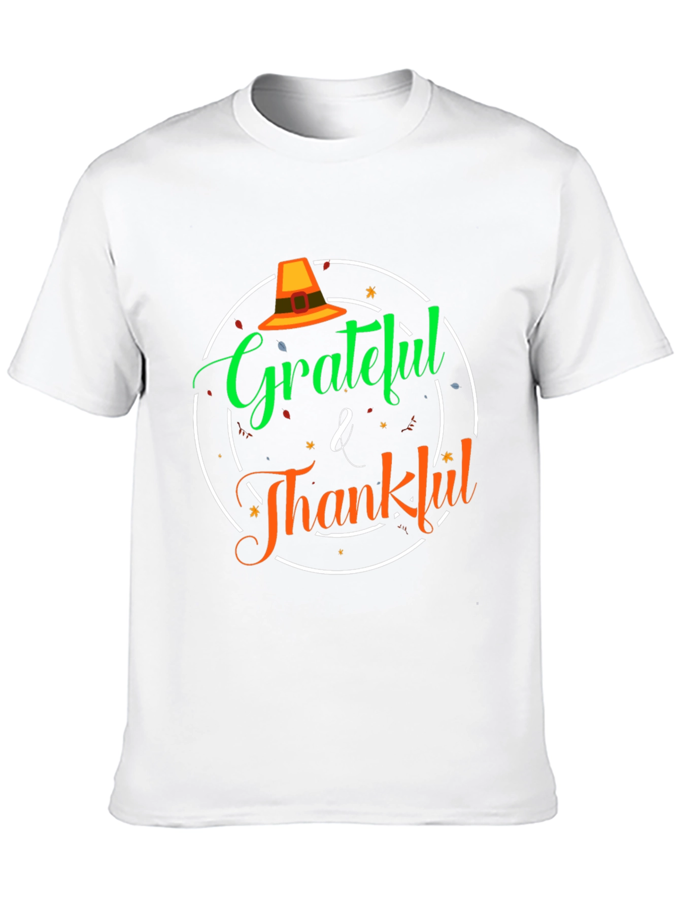 Grateful & Thankful Thanksgiving T-Shirt