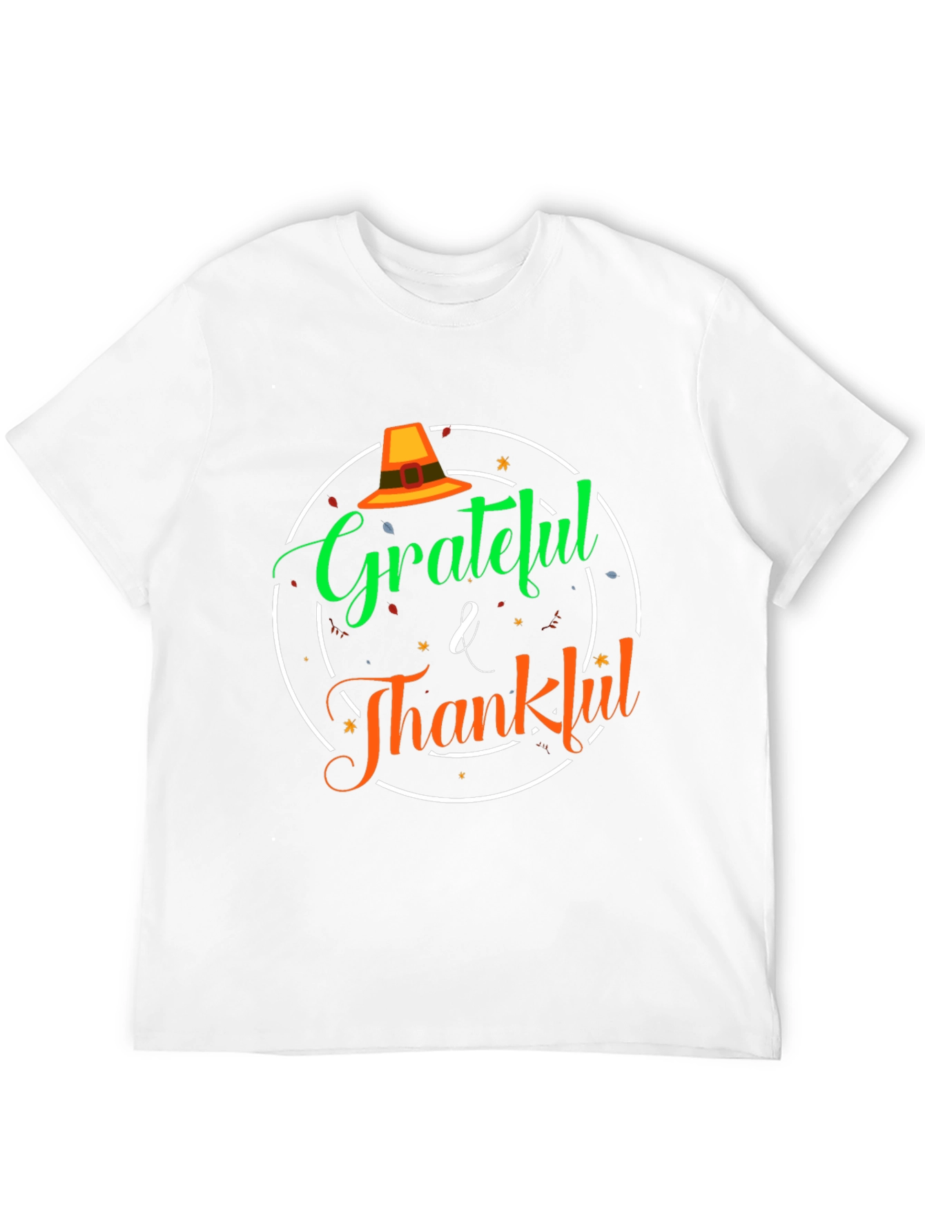 Grateful & Thankful Thanksgiving T-Shirt