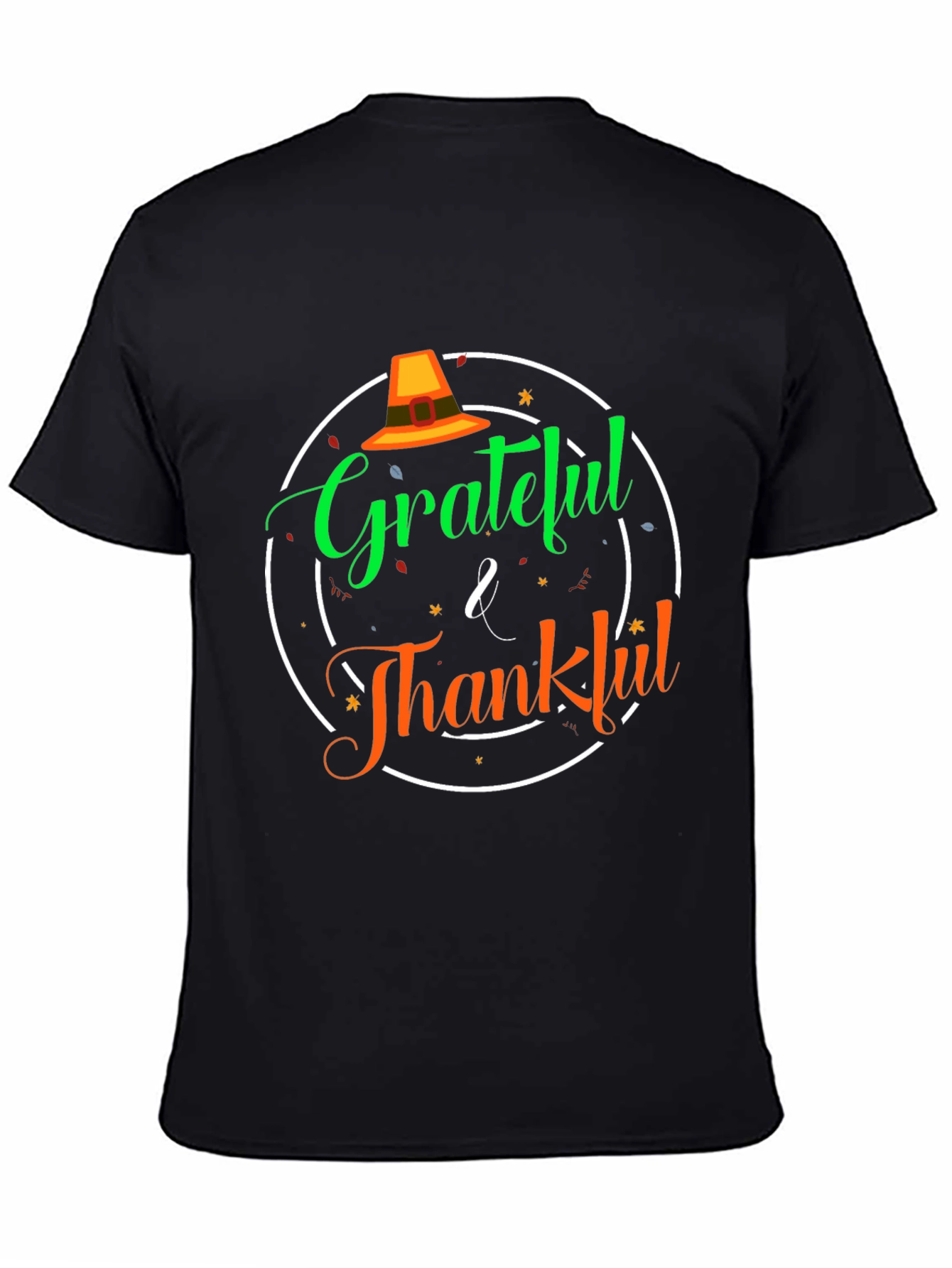 Grateful & Thankful Thanksgiving T-Shirt