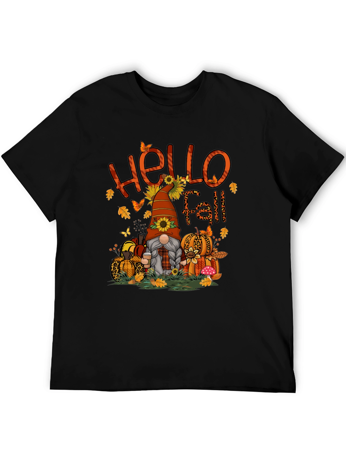 Hello Fall Gnome Graphic Tee