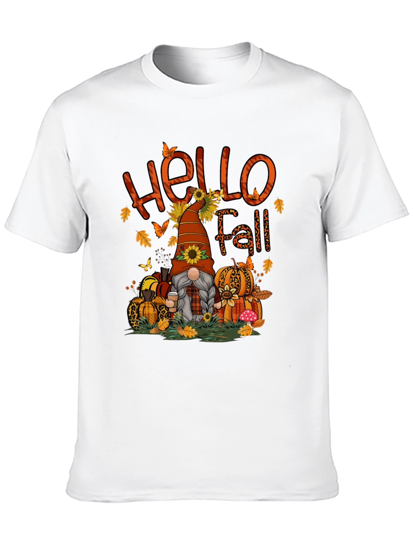 Hello Fall Gnome Graphic Tee