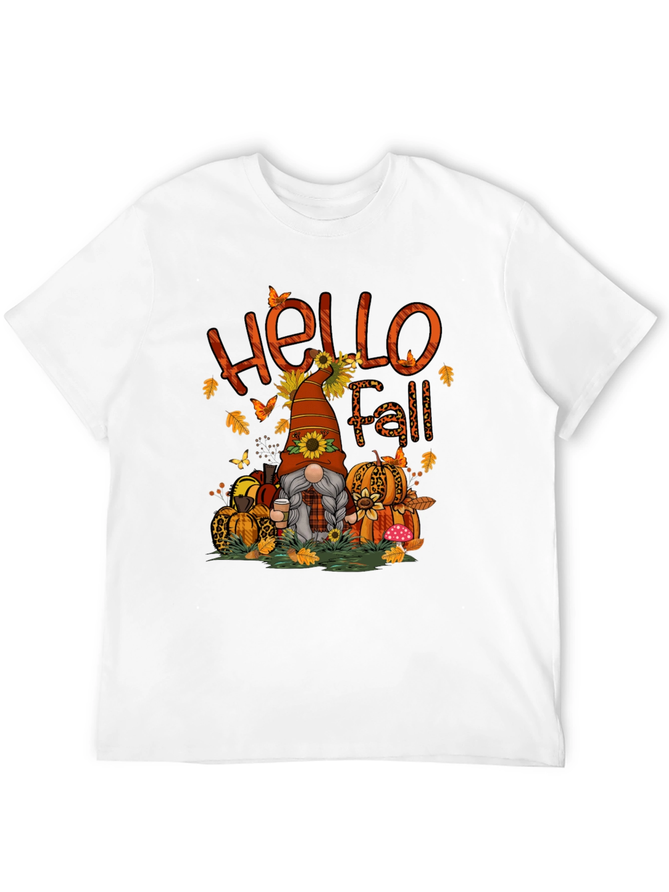 Hello Fall Gnome Graphic Tee