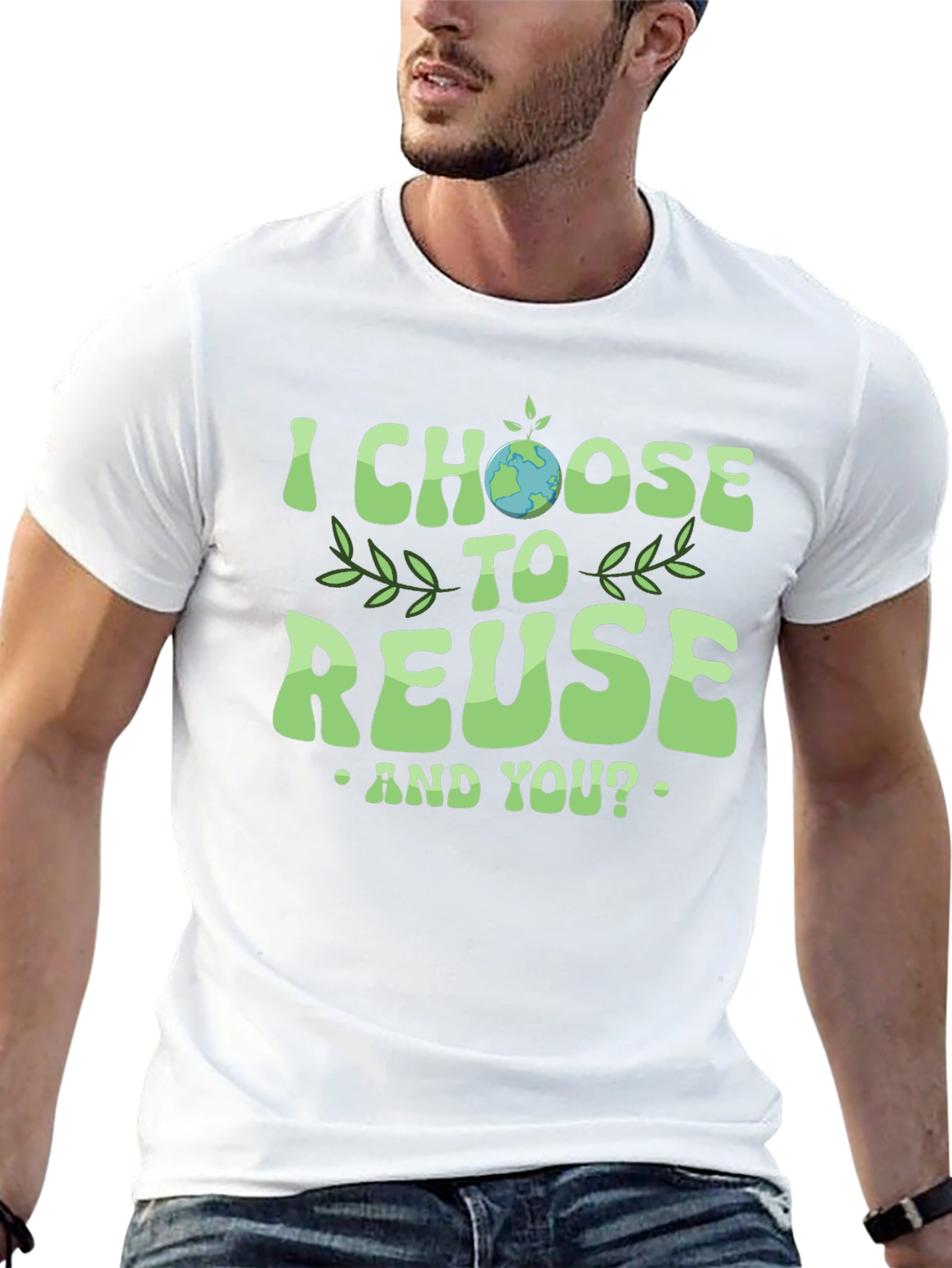 Eco-Friendly I Choose to Reuse Graphic Tee