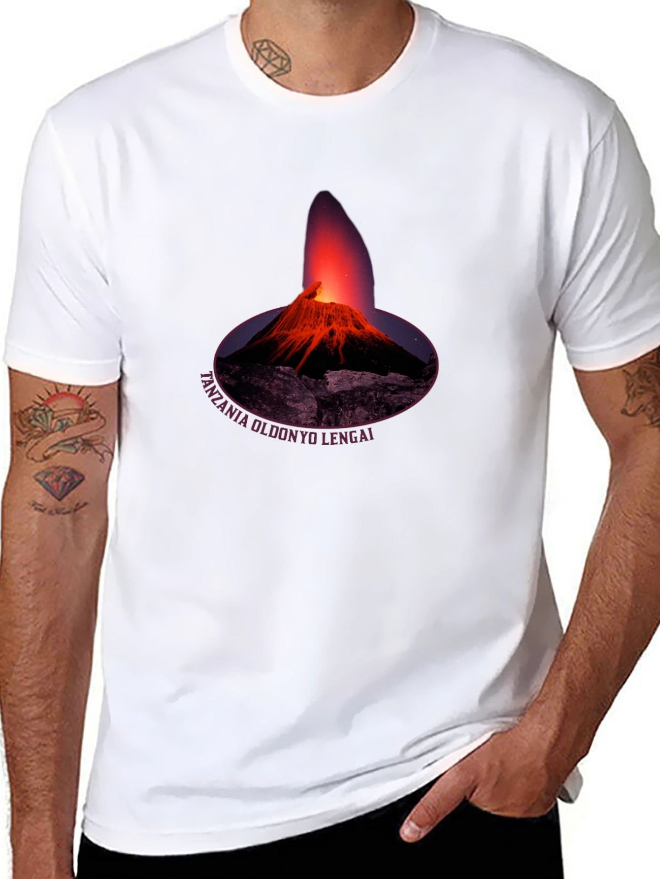 Mount Lengai Erupting T-Shirt
