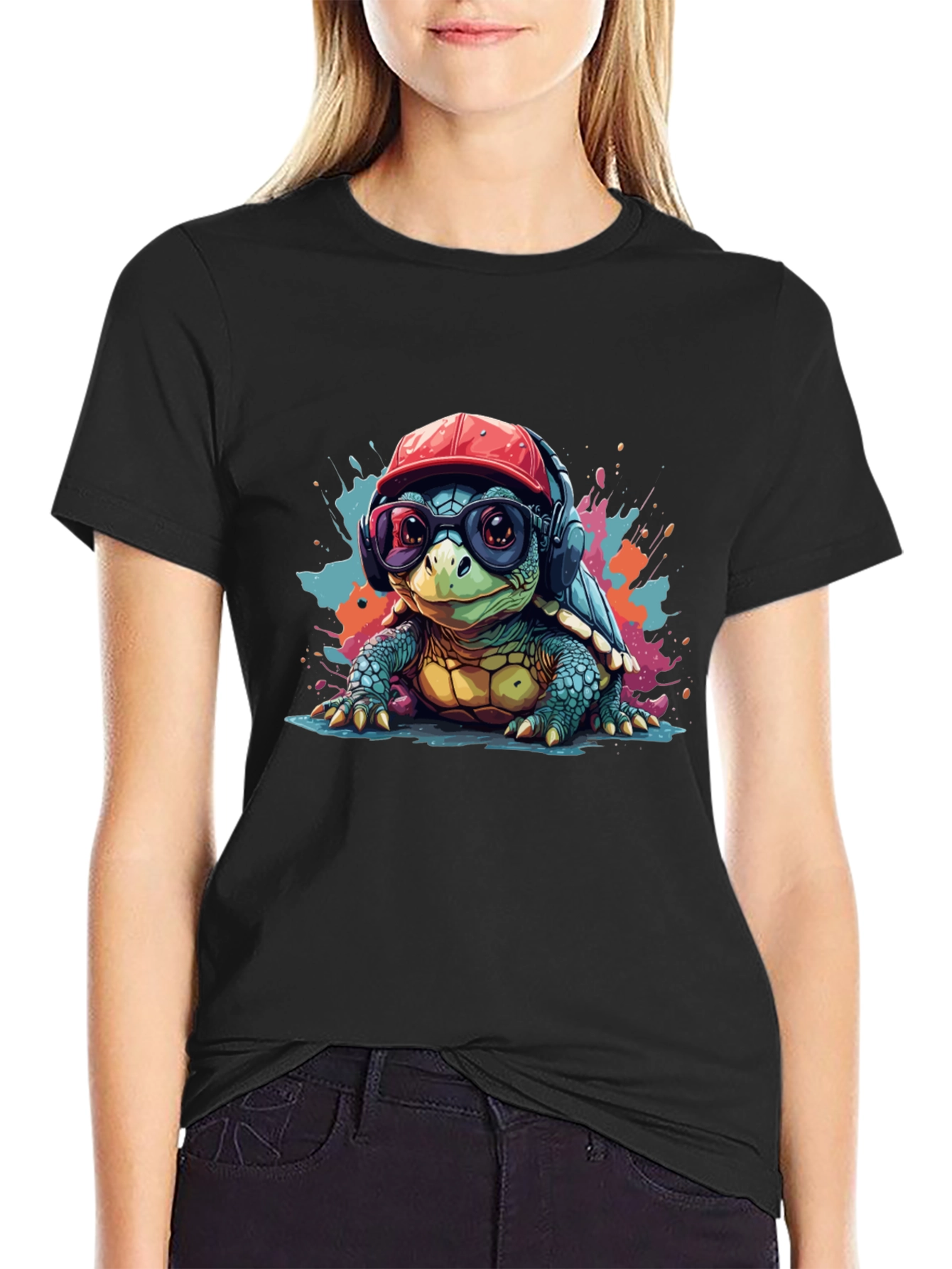 Cool Turtle Graphic Tee