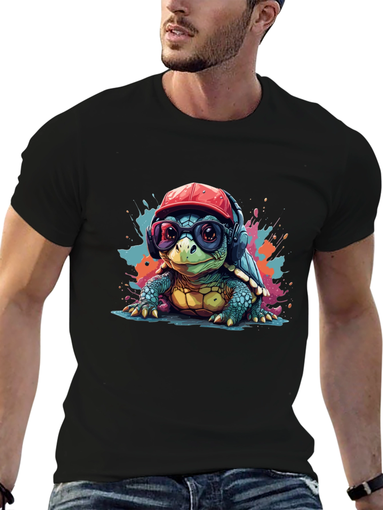 Cool Turtle Graphic Tee
