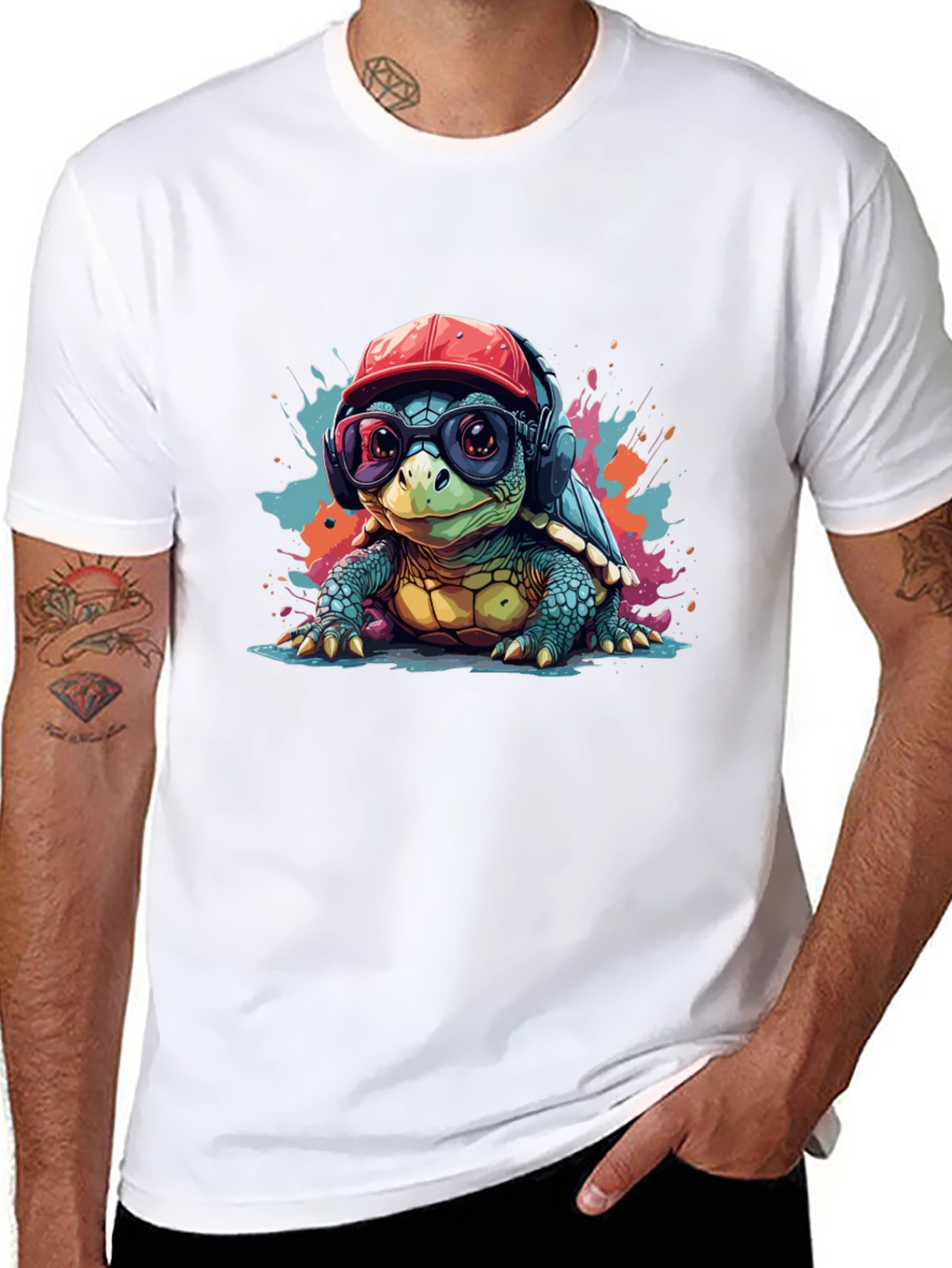 Cool Turtle Graphic Tee