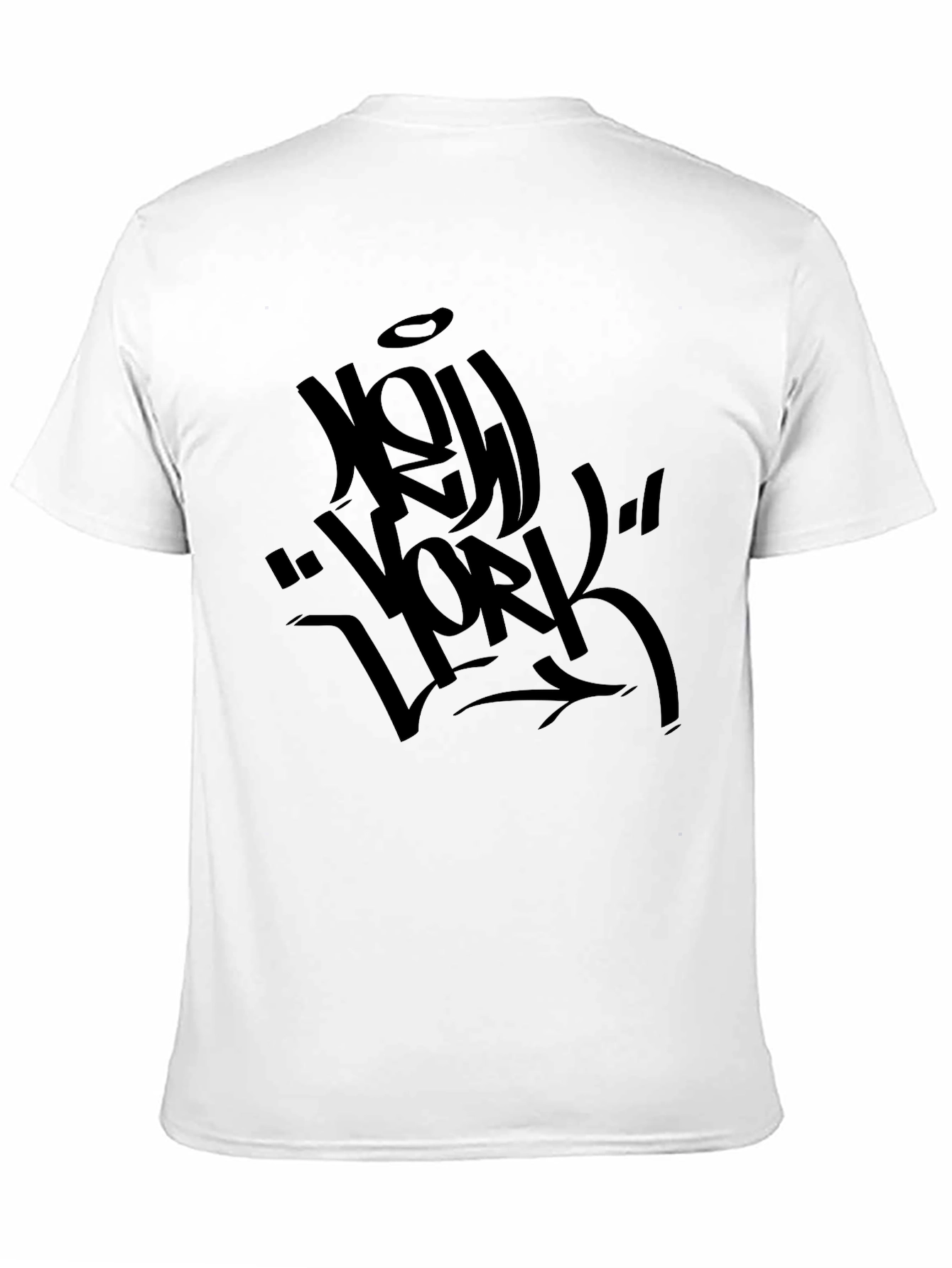 New York Graffiti Style Black T-Shirt