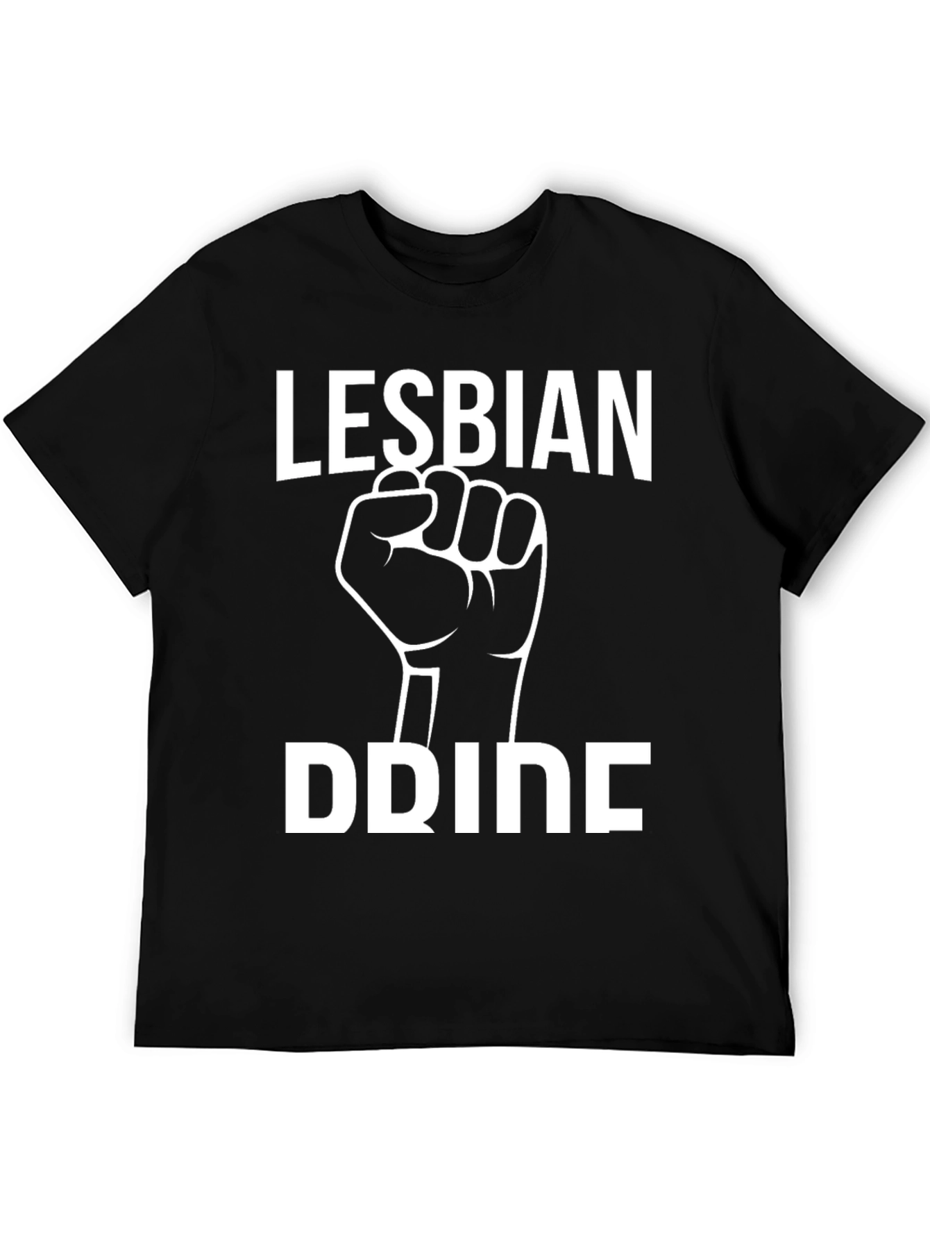 Lesbian Pride T-Shirt - Raised Fist Design