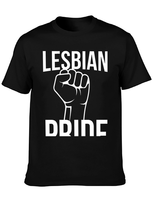 Lesbian Pride T-Shirt - Raised Fist Design