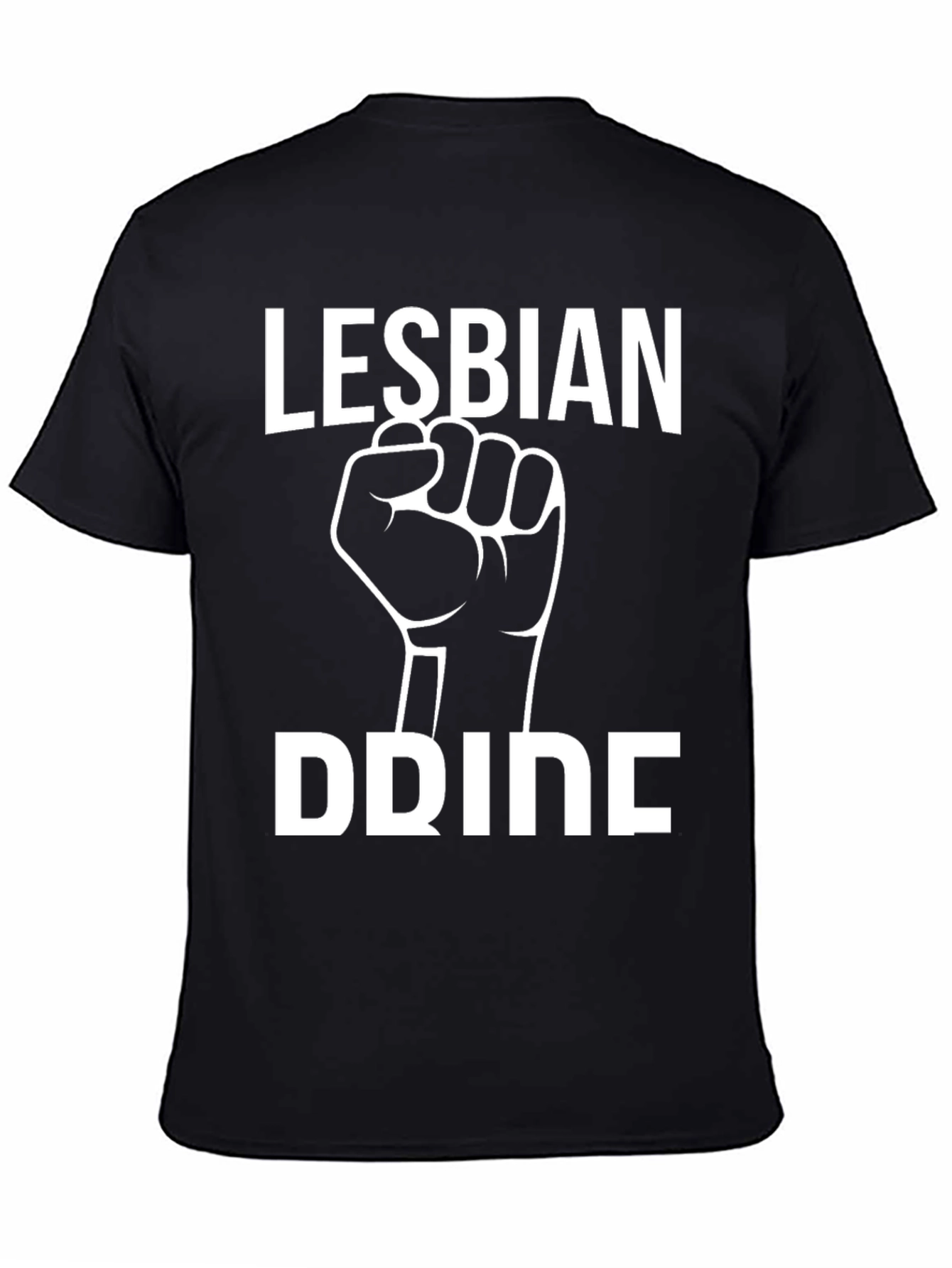 Lesbian Pride T-Shirt - Raised Fist Design