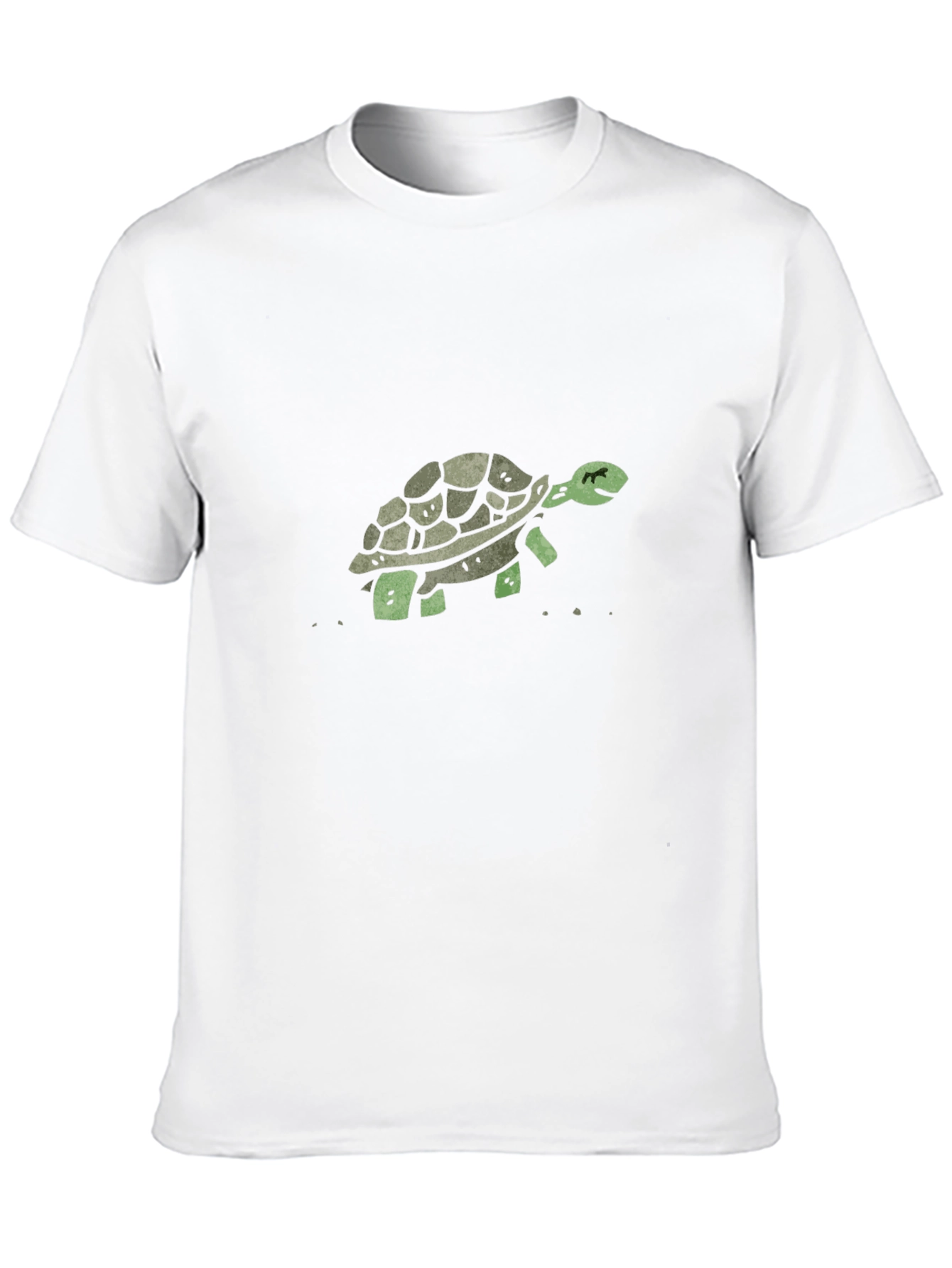 Turtle Graphic Print Black T-Shirt