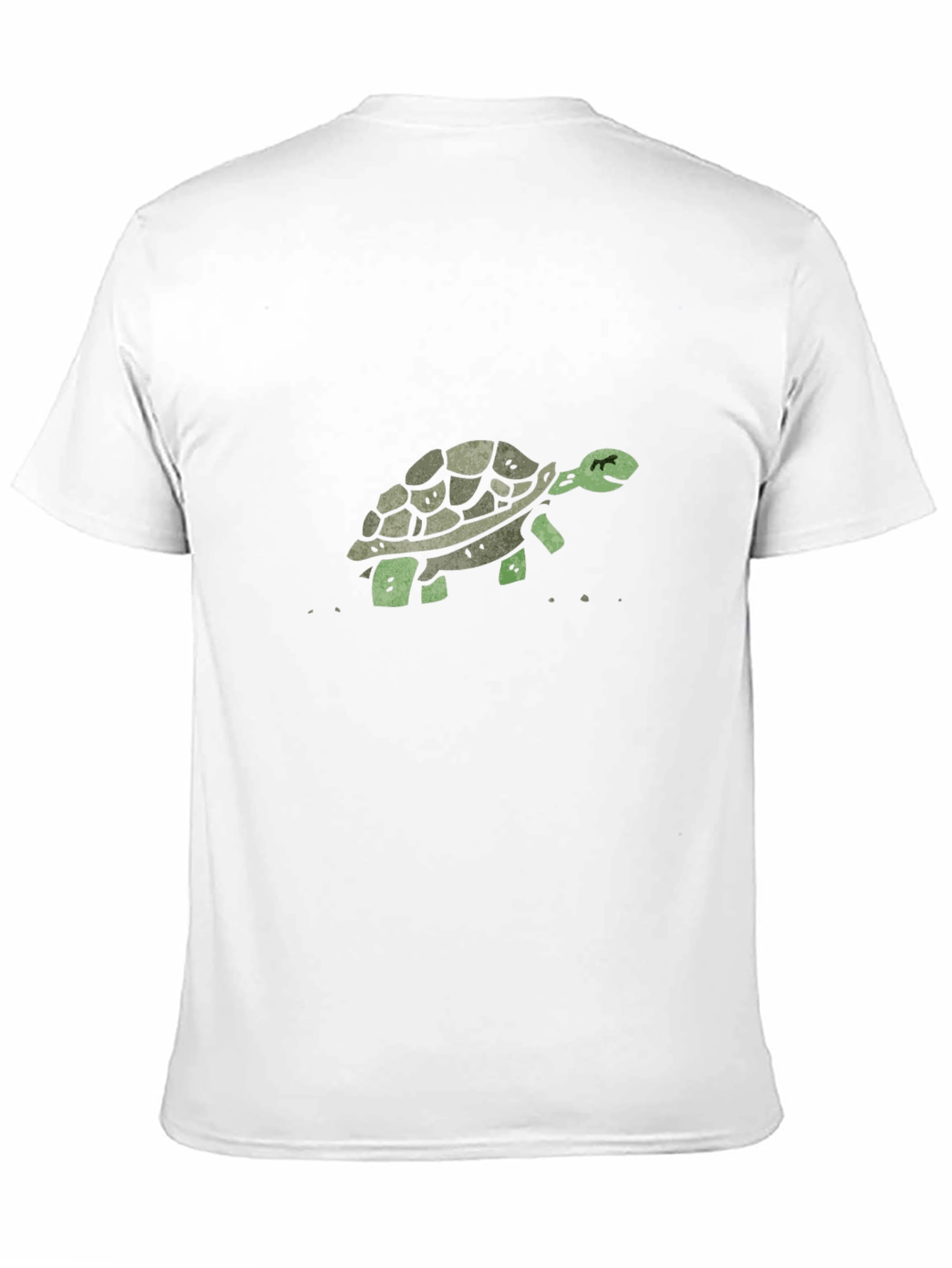 Turtle Graphic Print Black T-Shirt