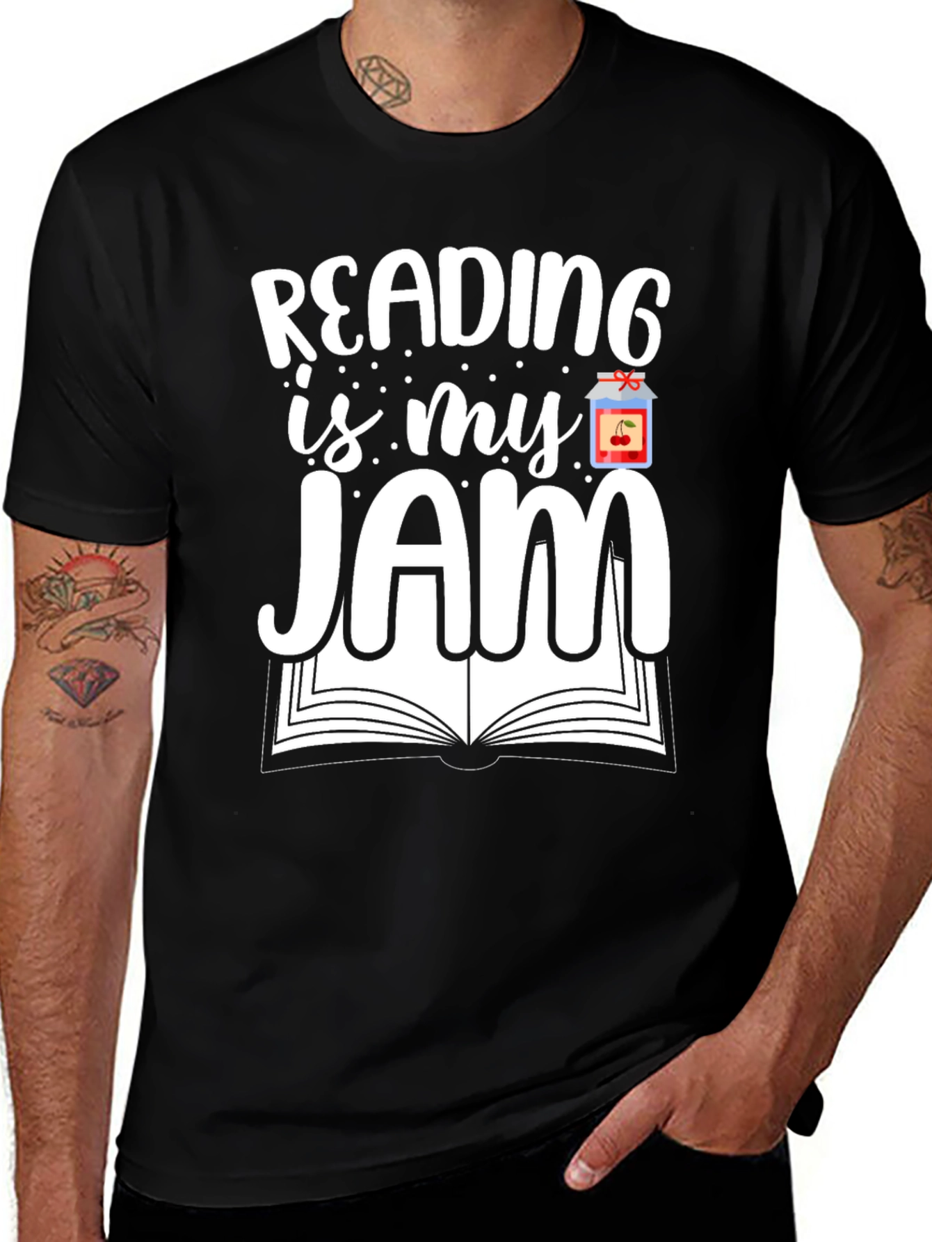 Reading Is My Jam Book Lover T-Shirt