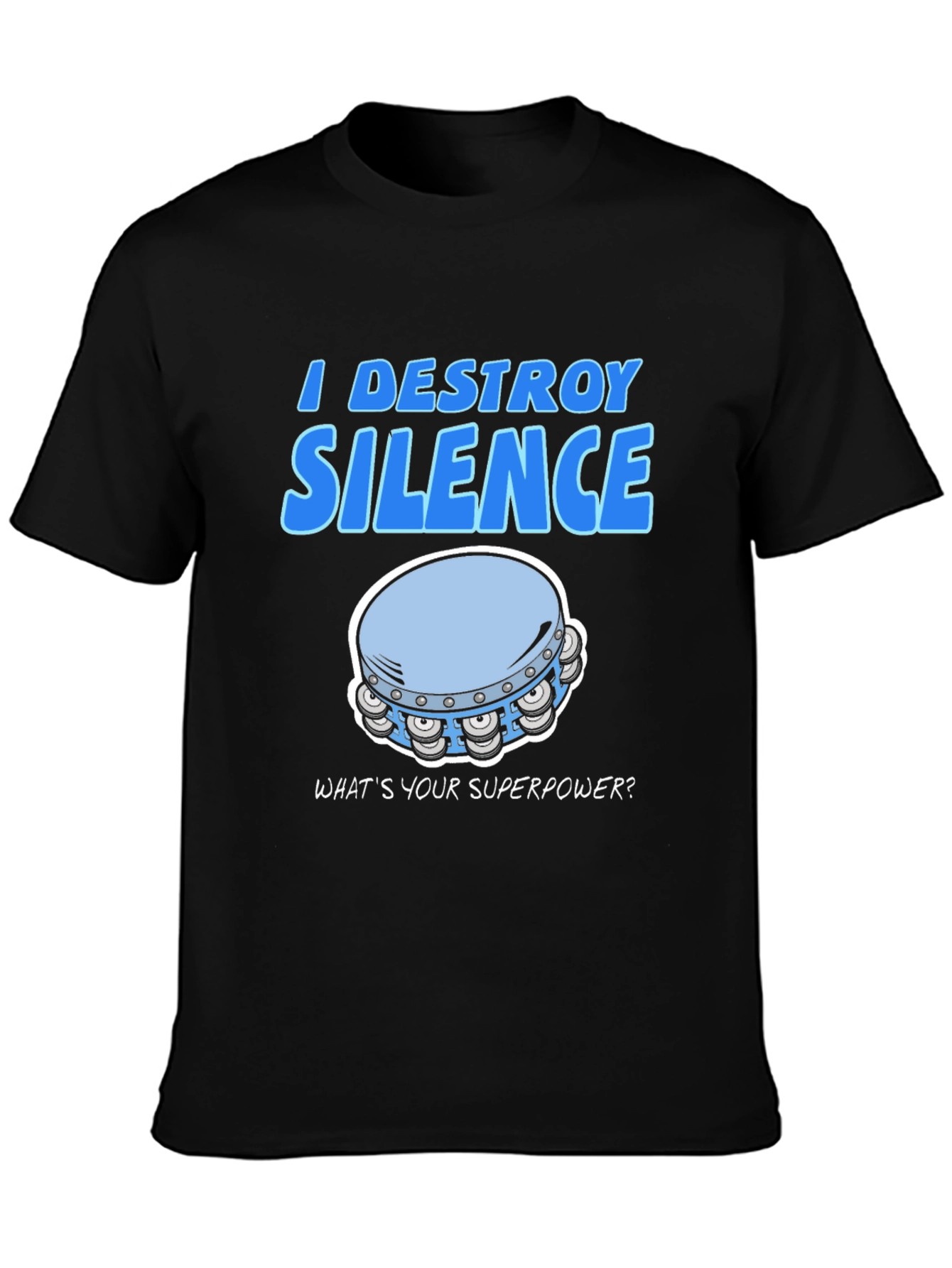 I Destroy Silence T-Shirt - Funny Musician Tee