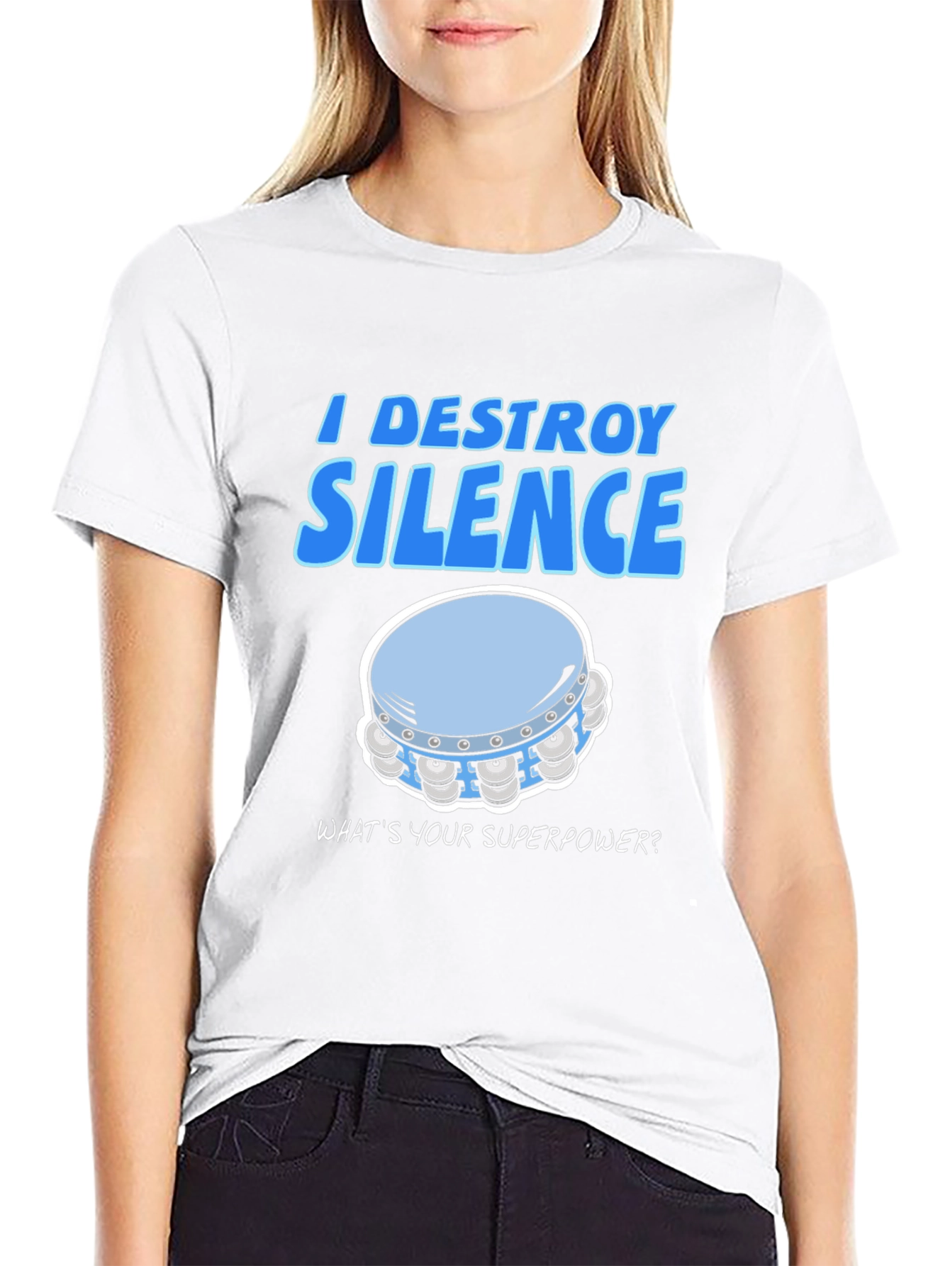 I Destroy Silence T-Shirt - Funny Musician Tee