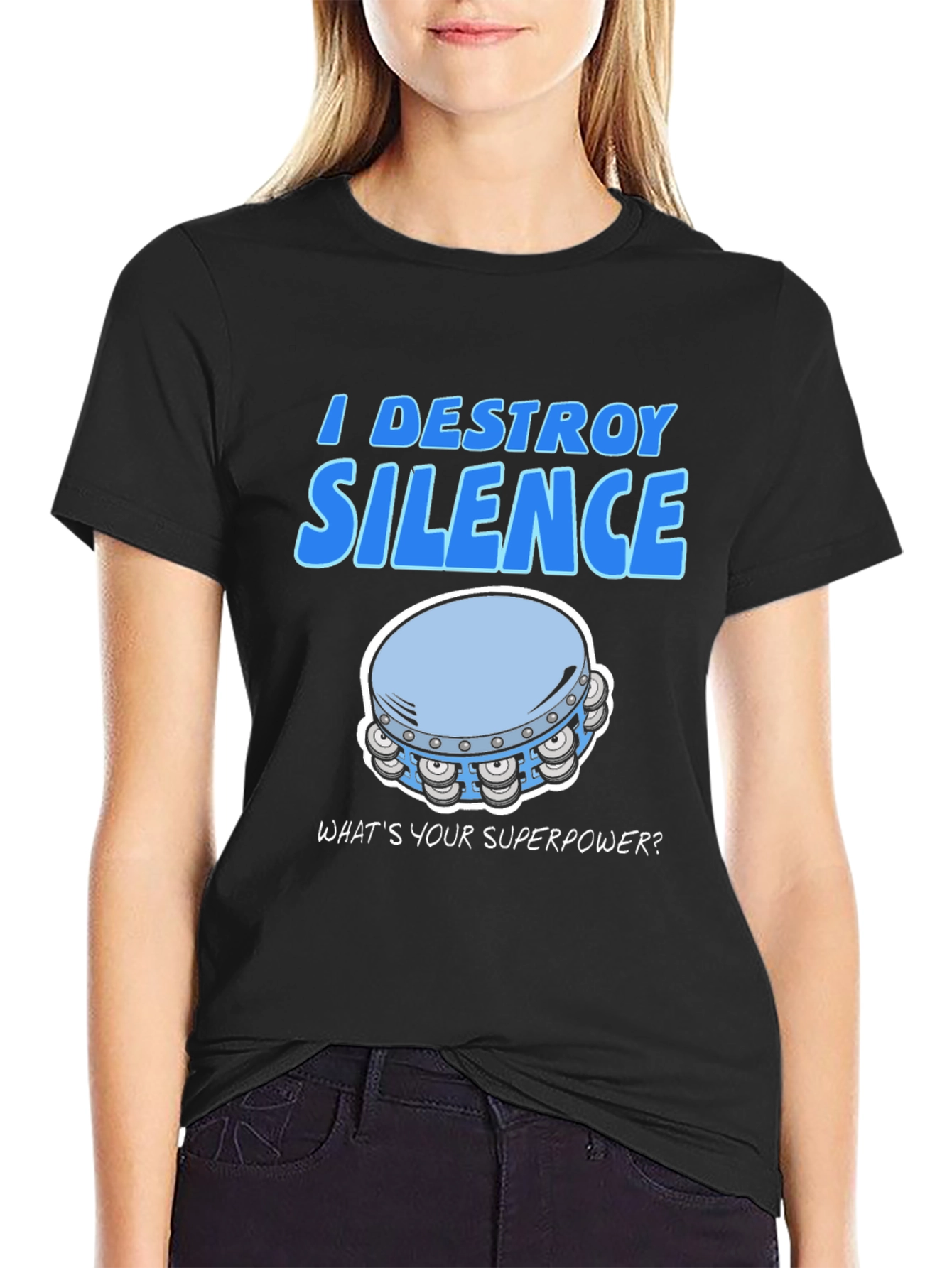I Destroy Silence T-Shirt - Funny Musician Tee