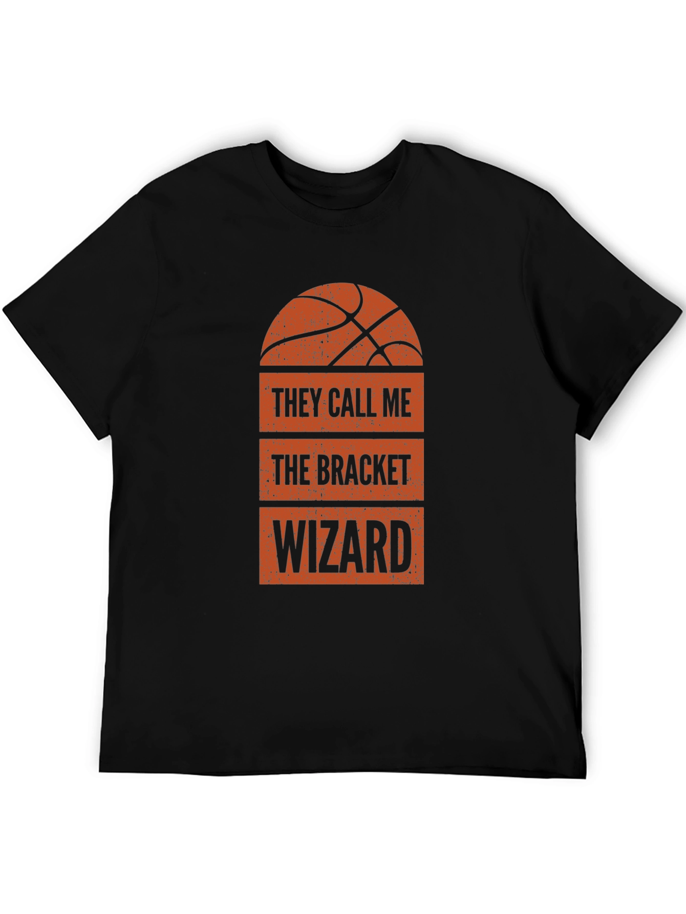 Bracket Wizard Graphic Tee - March Madness Basketball Shirt