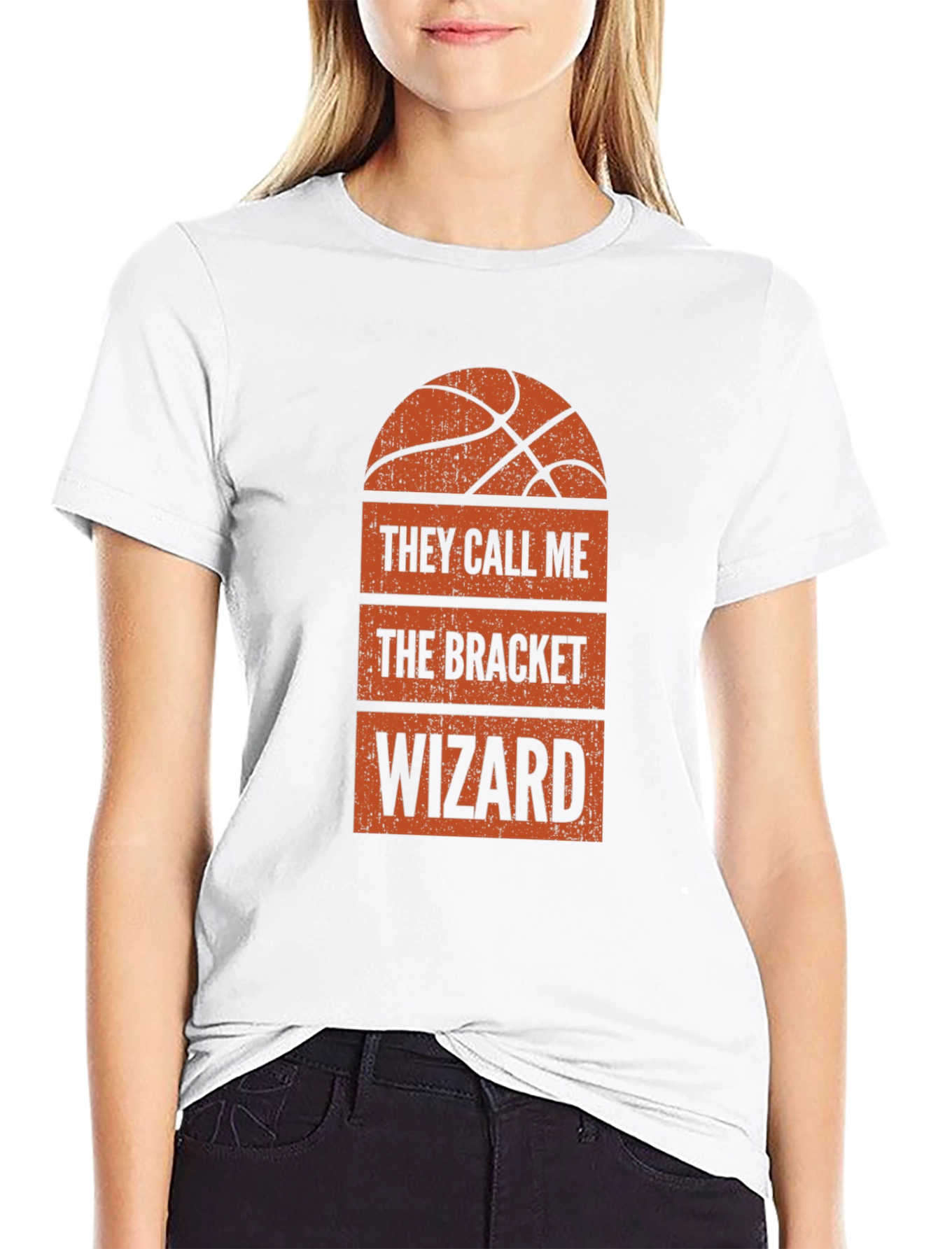 Bracket Wizard Graphic Tee - March Madness Basketball Shirt