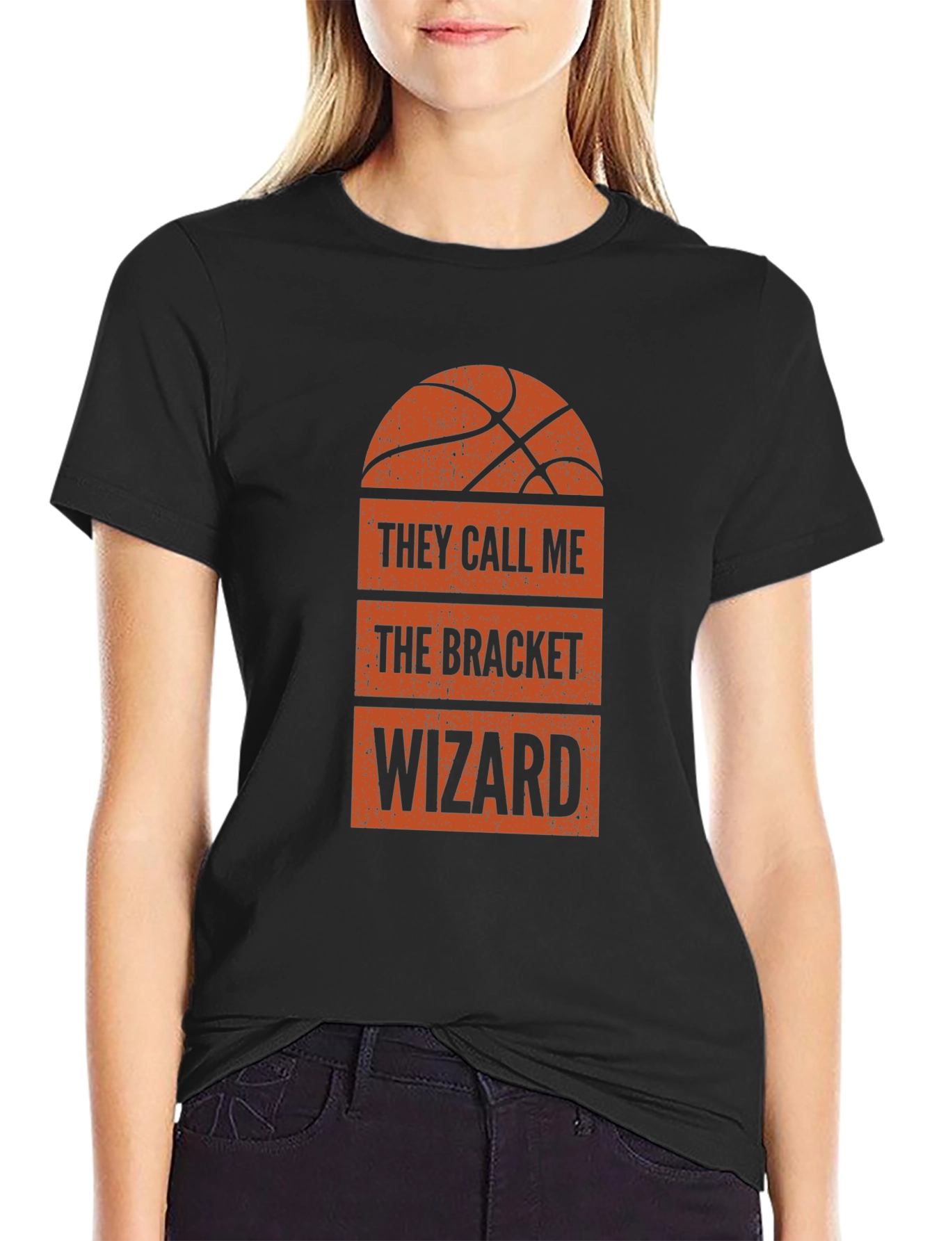 Bracket Wizard Graphic Tee - March Madness Basketball Shirt
