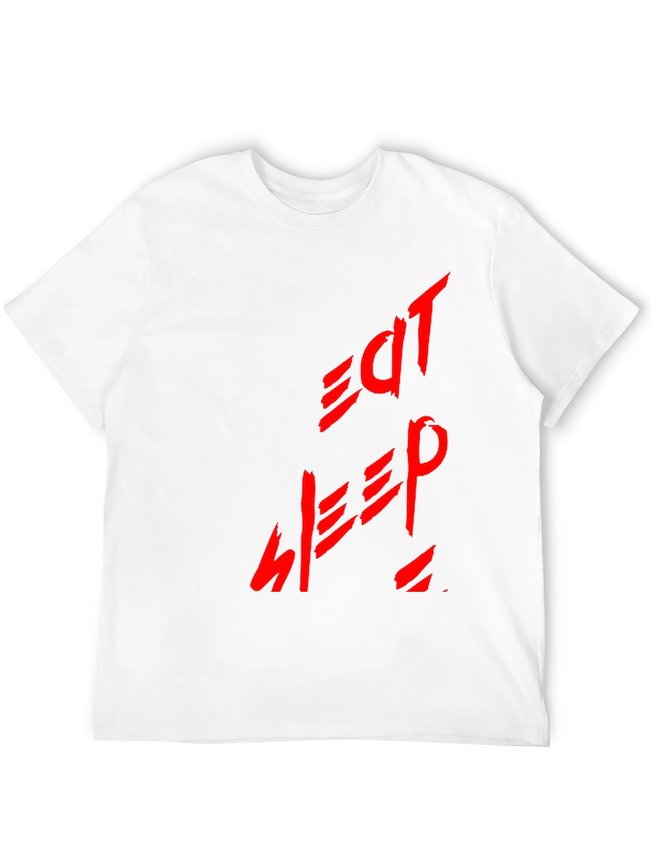 Eat Sleep Repeat Graphic T-Shirt - Black