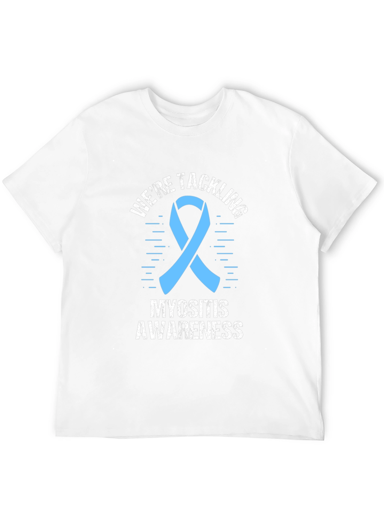 Myositis Awareness T-Shirt - Were Tackling