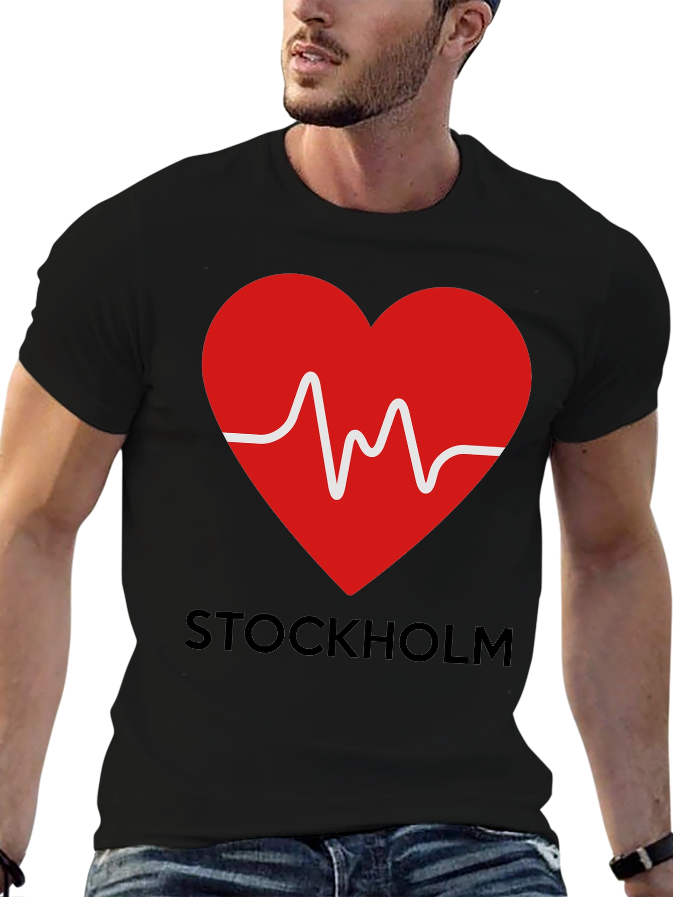 Stockholm Heartbeat Graphic Tee