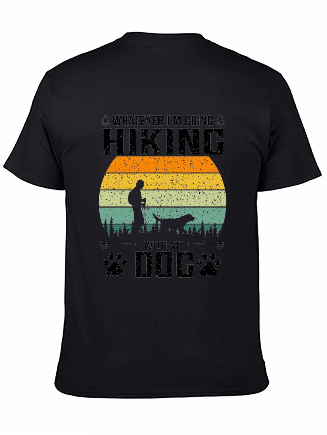 Hiking With My Dog Graphic Tee