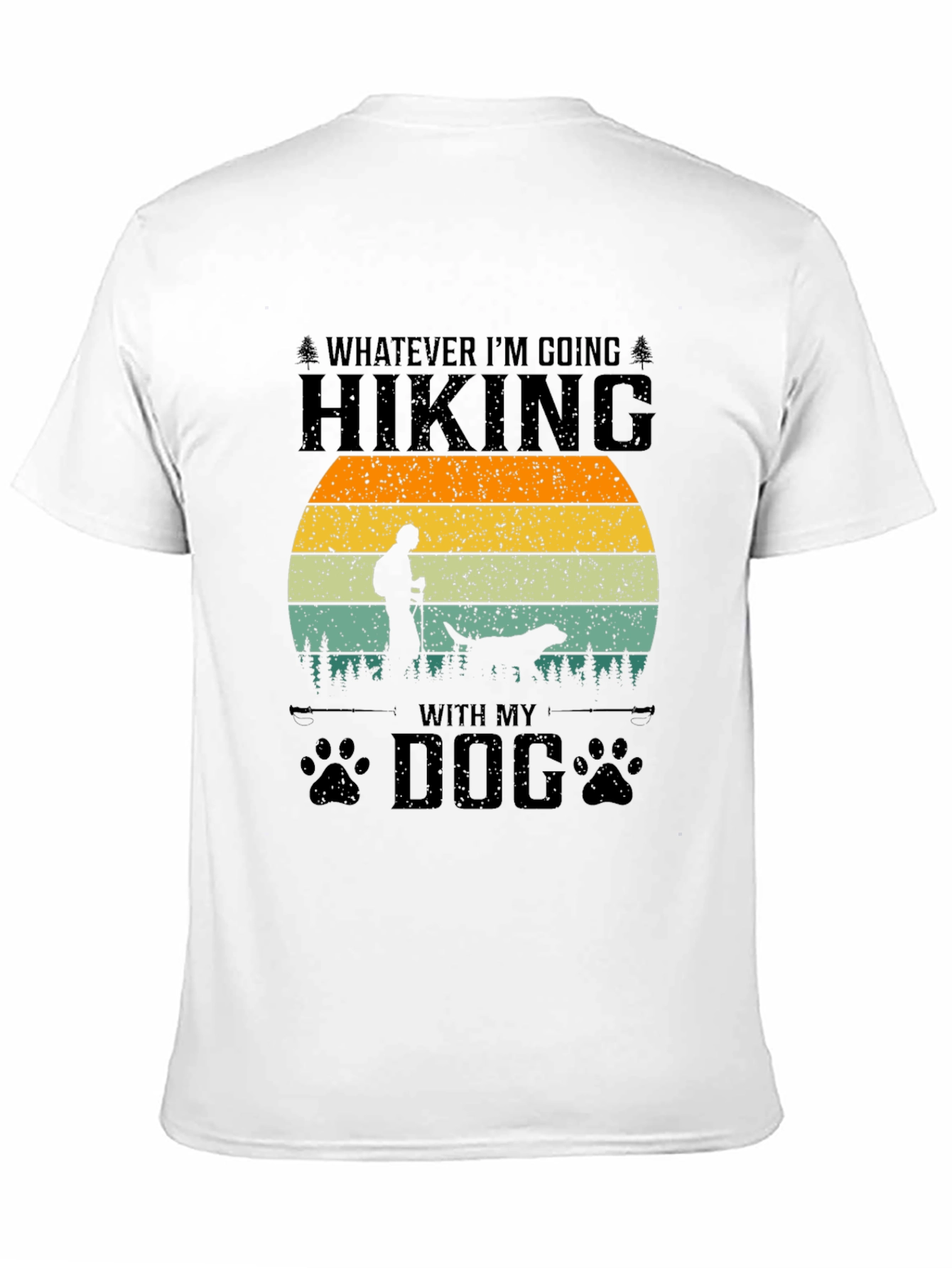 Hiking With My Dog Graphic Tee