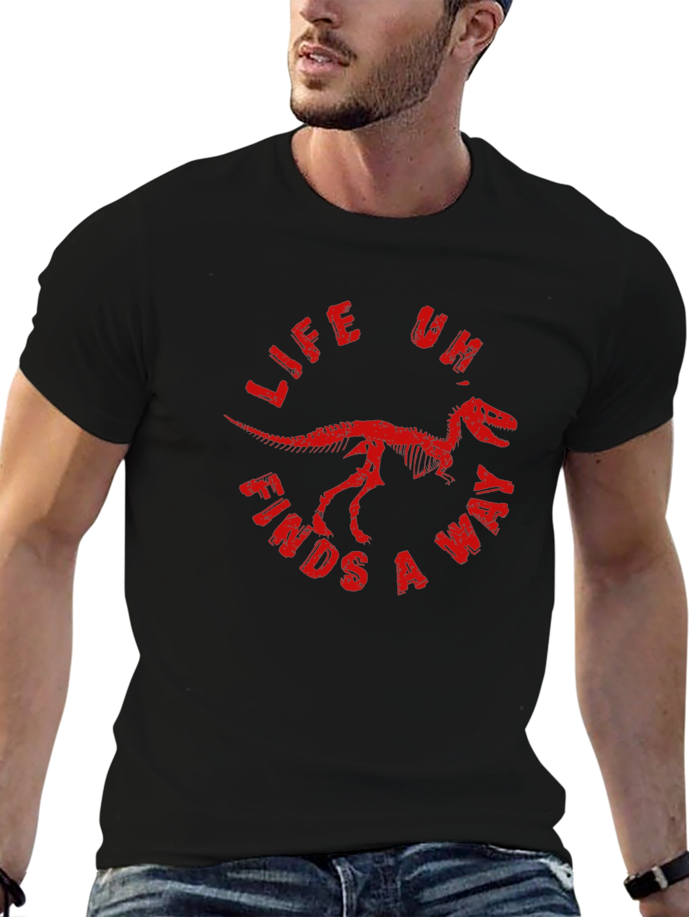 Life Finds A Way Dinosaur T-Shirt