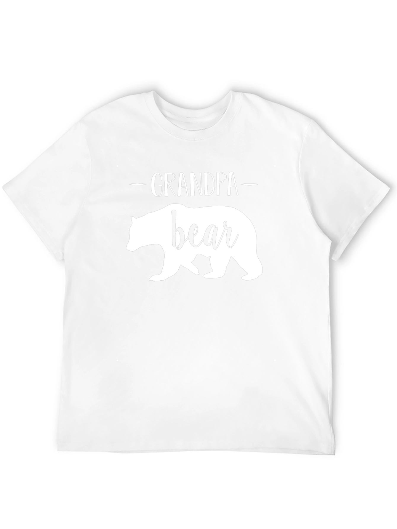 Grandpa Bear T-Shirt - Black Cotton Tee