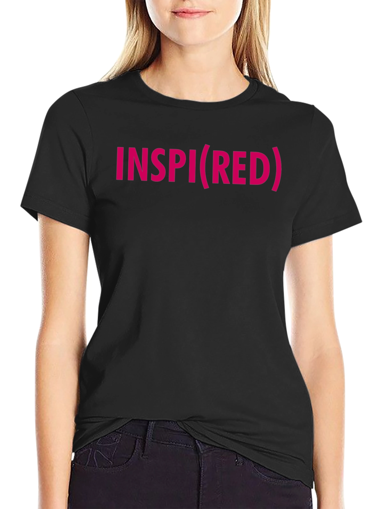 Inspi(RED) Graphic Tee - Stylish Cotton Comfort