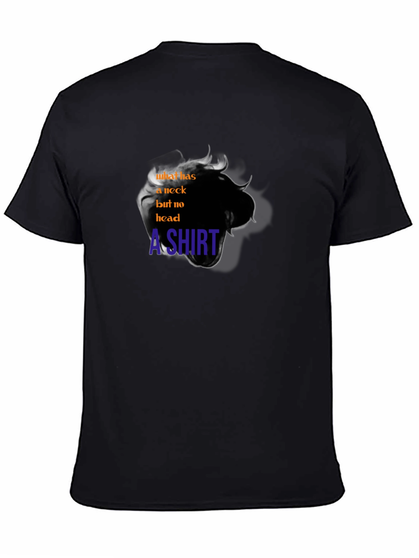 Riddle T-Shirt: What Has a Neck But No Head?