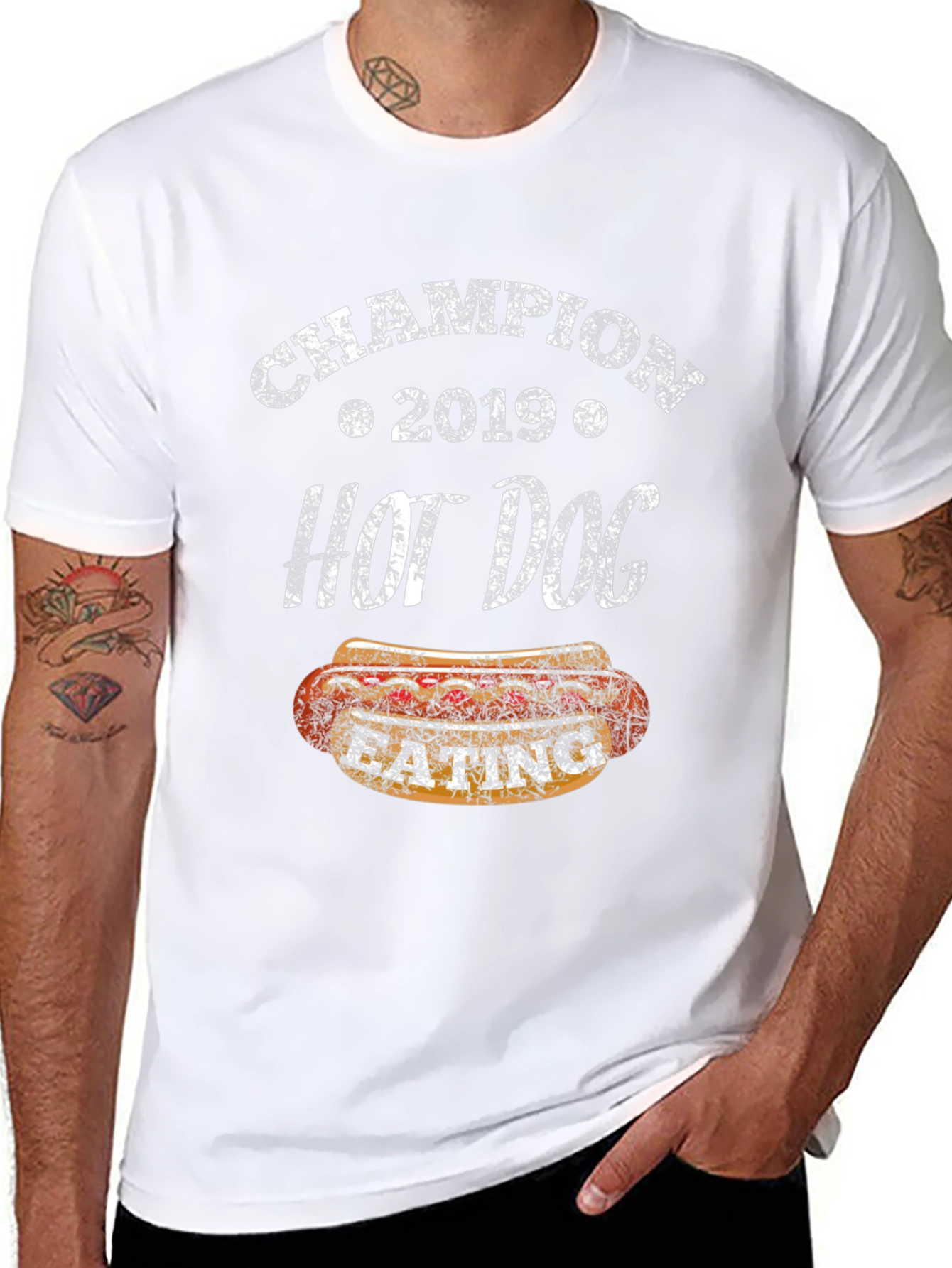 Champion 2019 Hot Dog Eating T-Shirt