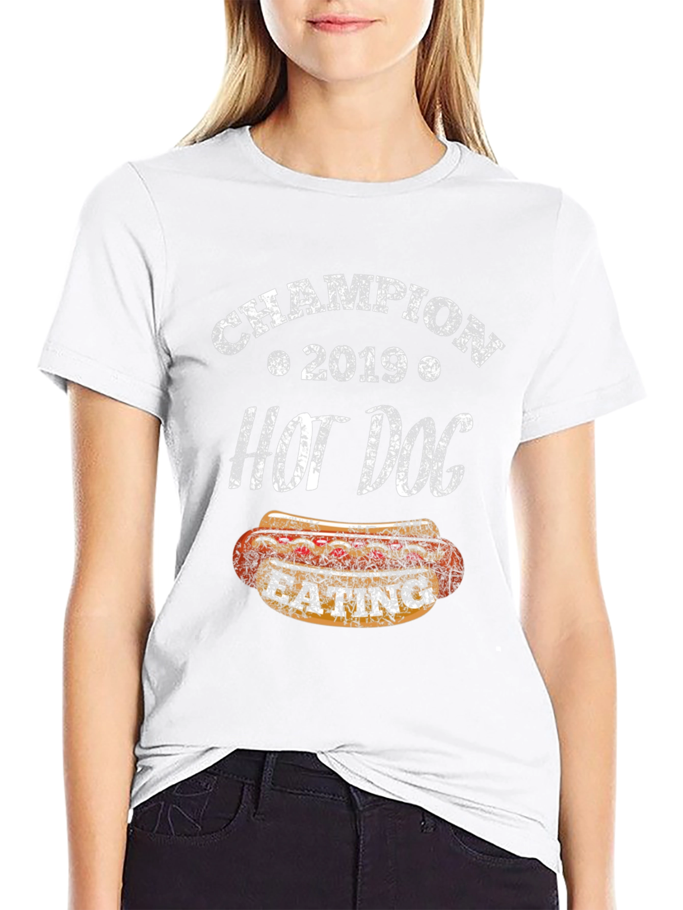 Champion 2019 Hot Dog Eating T-Shirt